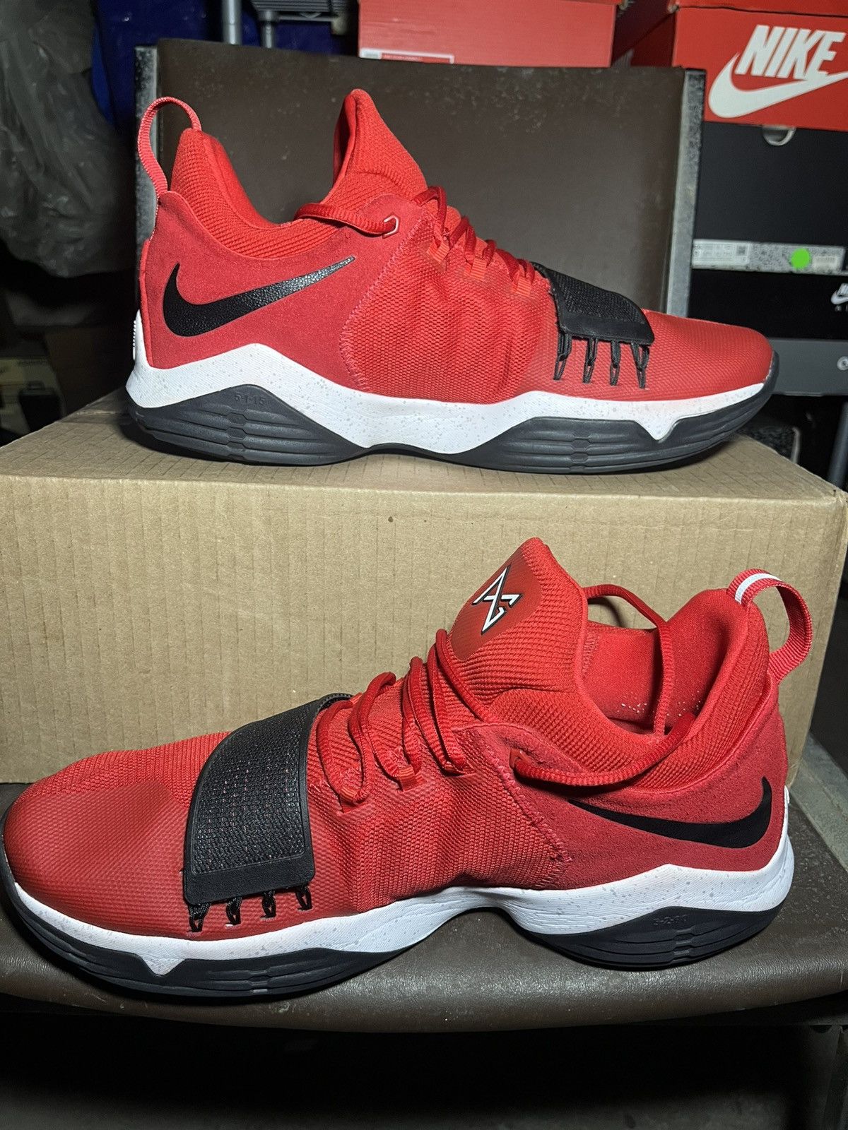 Nike Nike PG 1 Red/Black Size US 13 / EU 46 - 2 Thumbnail