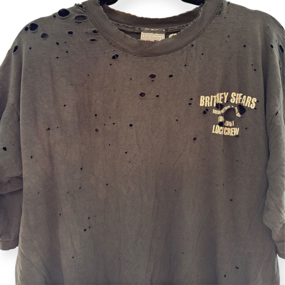 Band Tees × Vintage Rare Thrashed Britney Spears 2001 Dream Within a Dream Tour Size US XL / EU 56 / 4 - 3 Thumbnail