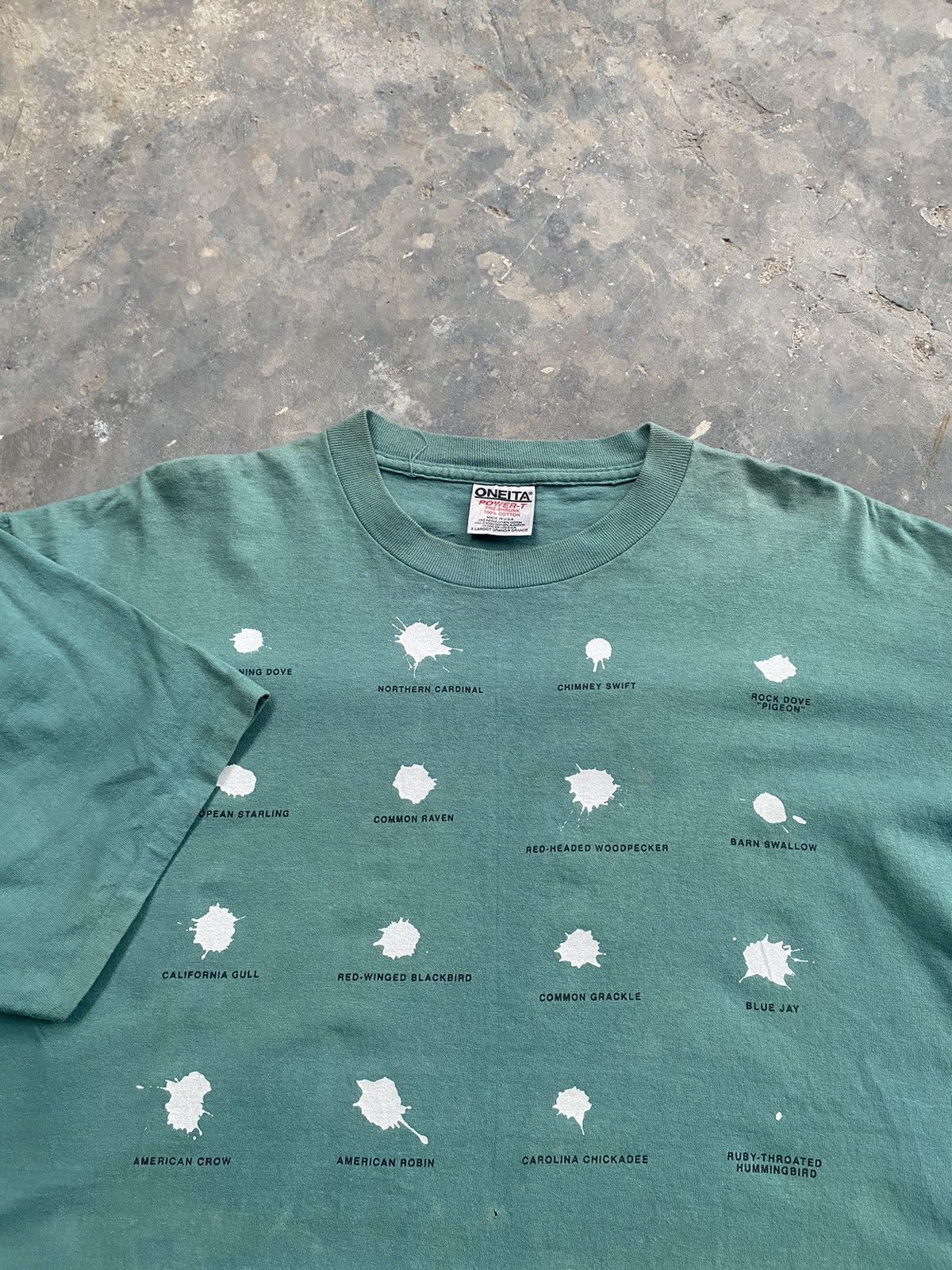 Other Vintage 90s Humor Bird Poop Tee Size US XL / EU 56 / 4 - 1 Thumbnail