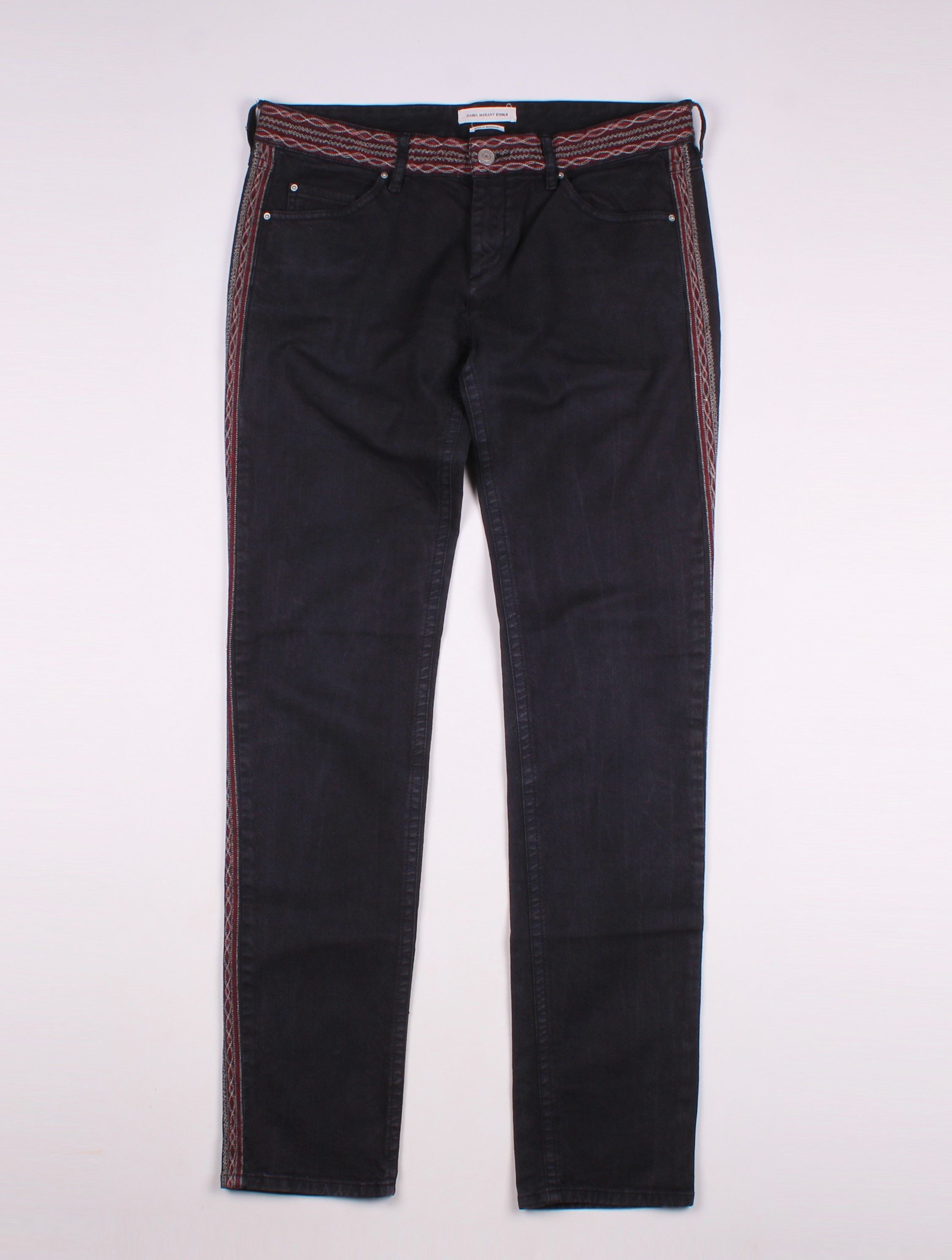 Isabel Marant Isabel Marant Etoile Ethnic Decorated Wоmеns Jeans Size 32" / US 10 / IT 46 - 1 Thumbnail