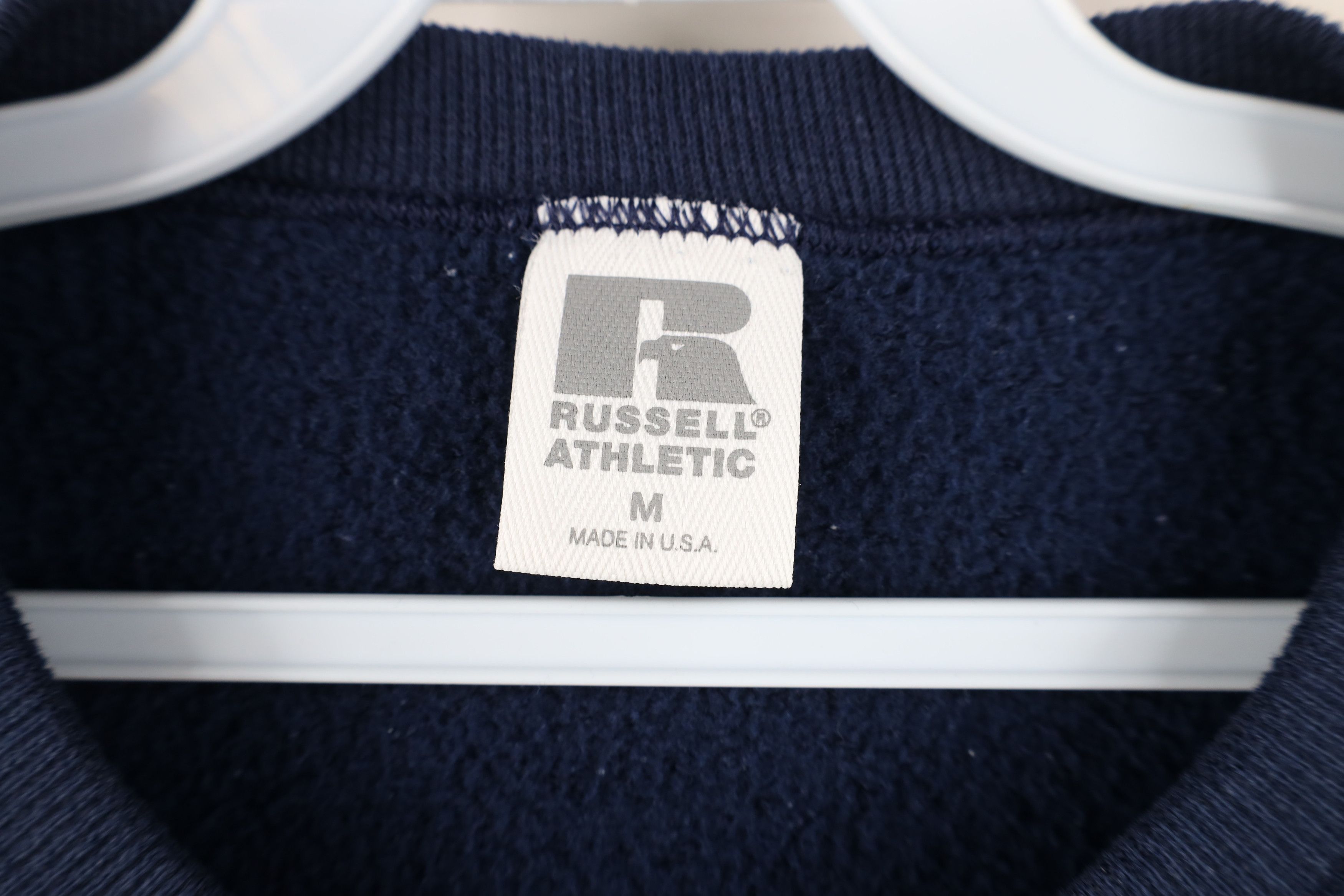 Russell Athletic Vintage 90s Russell Athletic Crewneck Sweatshirt Blue USA Size M / US 6-8 / IT 42-44 - 6 Thumbnail