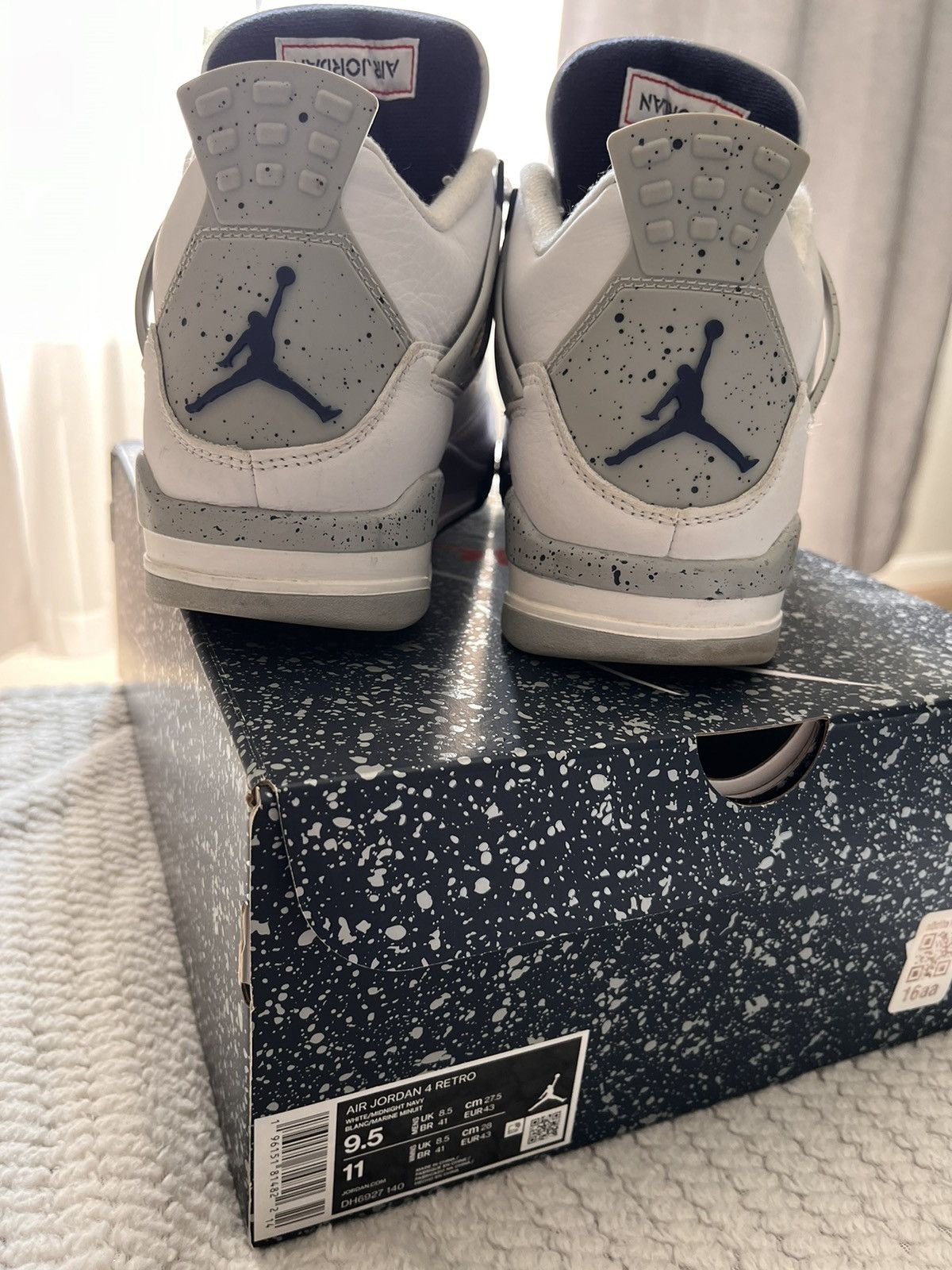 Jordan Brand × Nike Air Jordan 4 ‘Midnight Navy’ Size US 9.5 / EU 42-43 - 4 Thumbnail