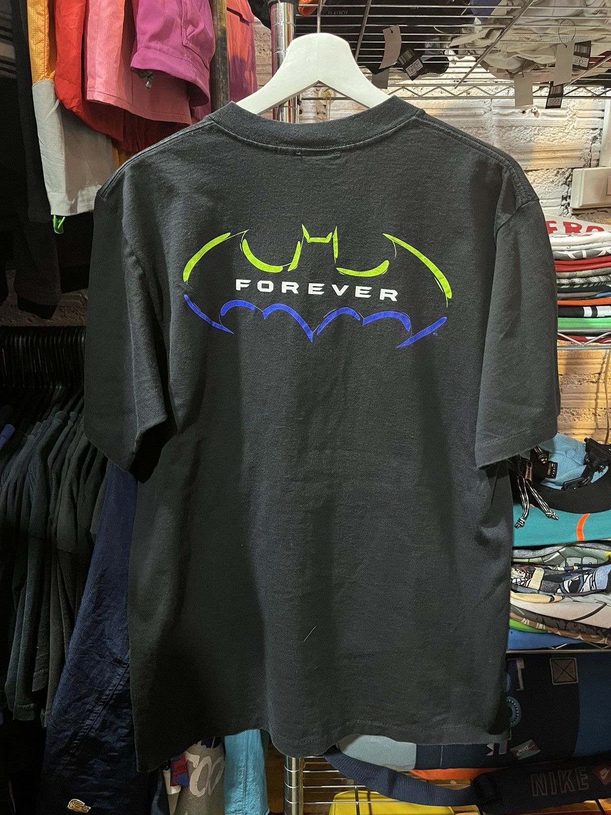 DC Comics Batman Forever Movie Tee 90s (single stitch) Size US L / EU 52-54 / 3 - 2 Thumbnail