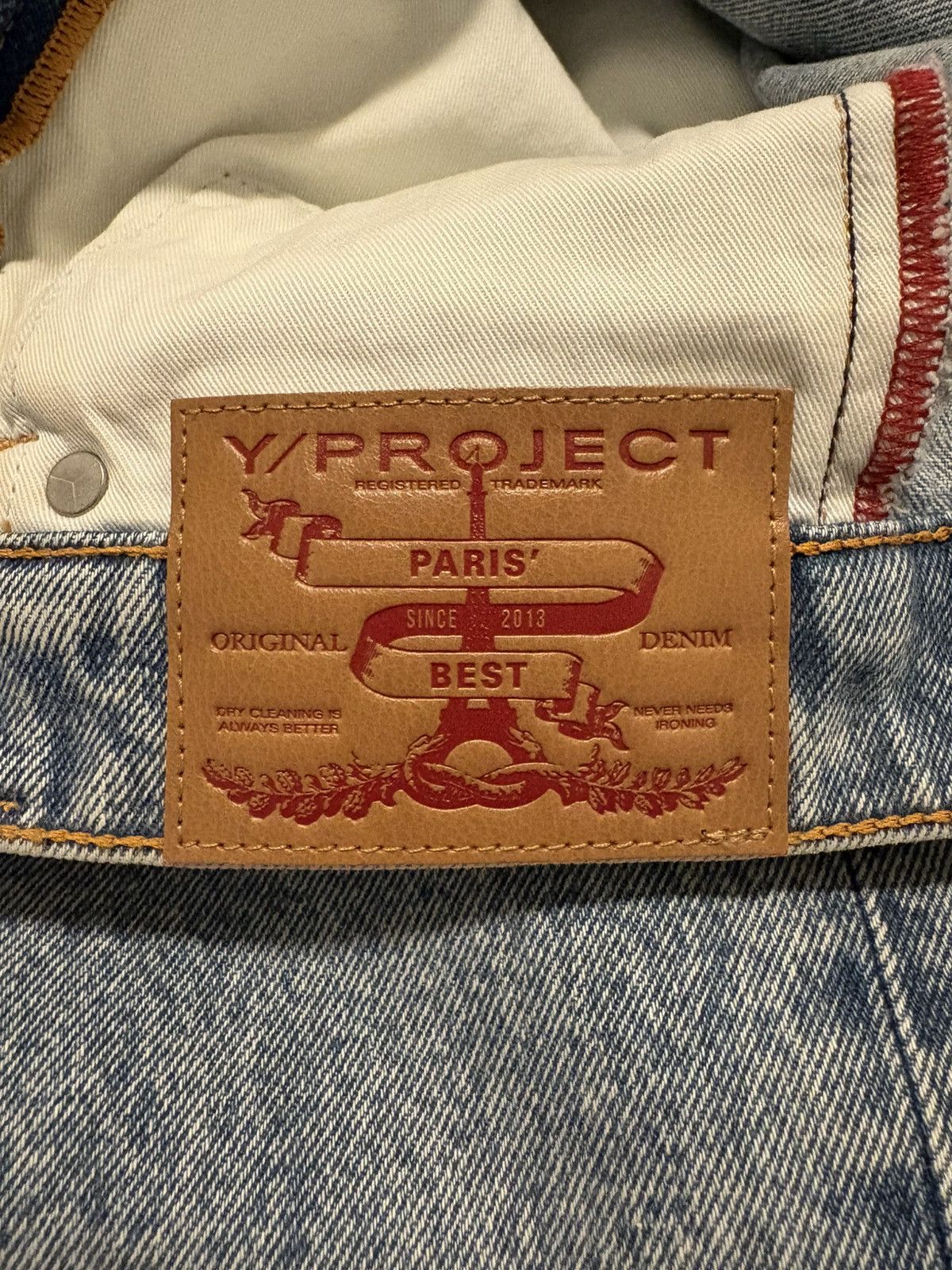 Y/Project Y/Project Asymmetric Denim Size US 29 - 6 Thumbnail