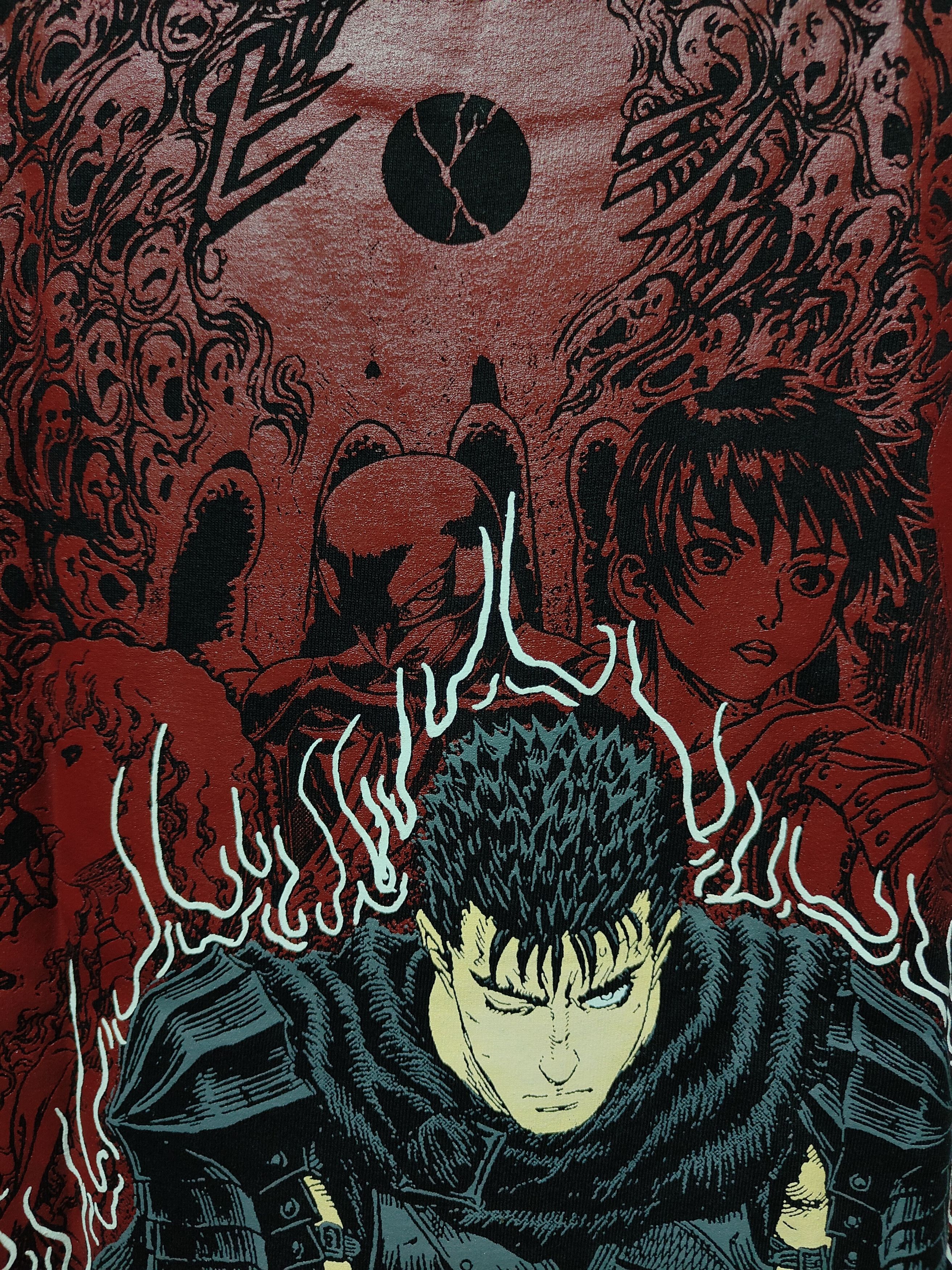 Anime Berserk Guts Rage T-shirt Size US XL / EU 56 / 4 - 7 Thumbnail