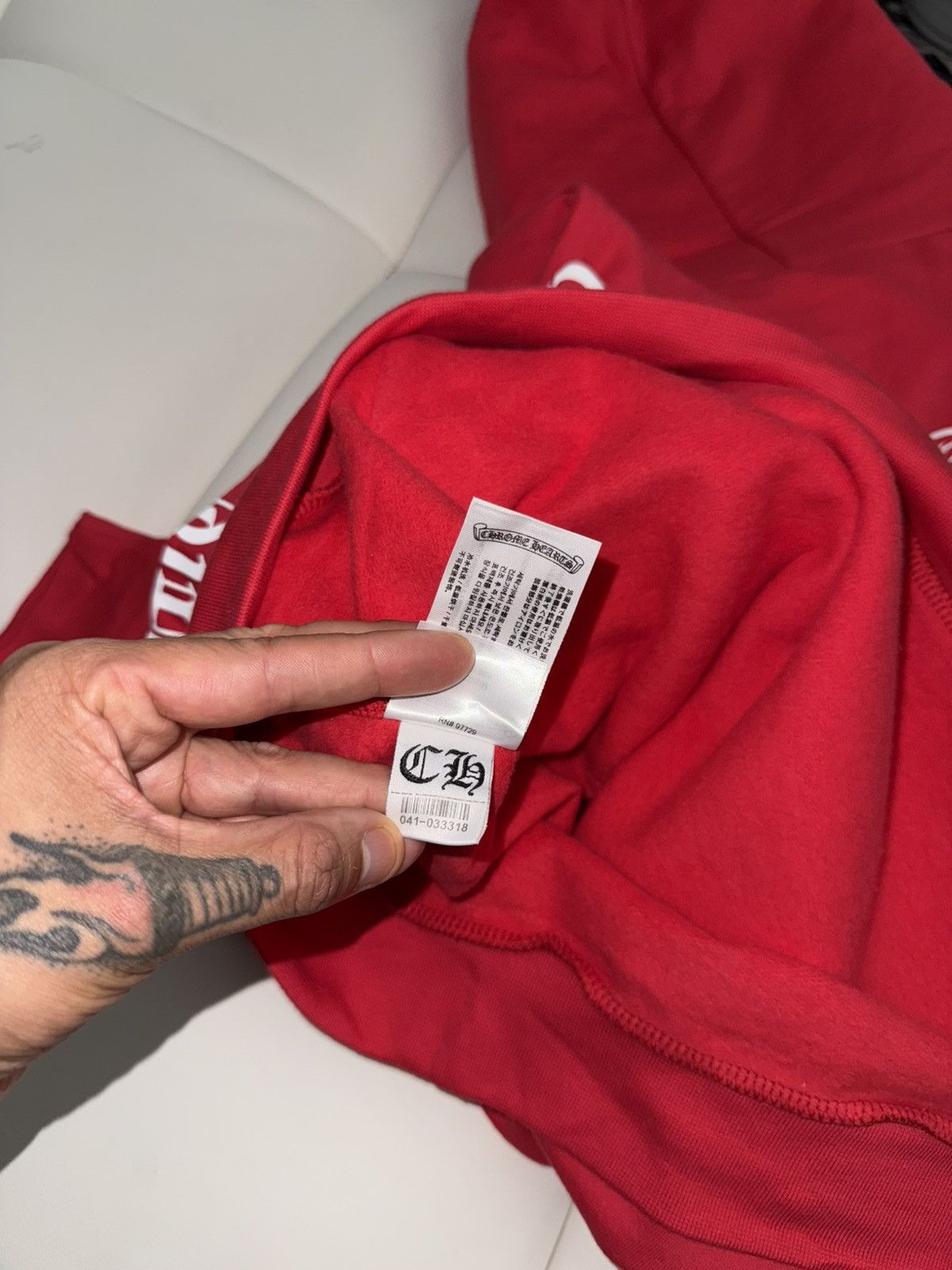 Chrome Hearts Chrome hearts logo hoodie Size US M / EU 48-50 / 2 - 8 Thumbnail