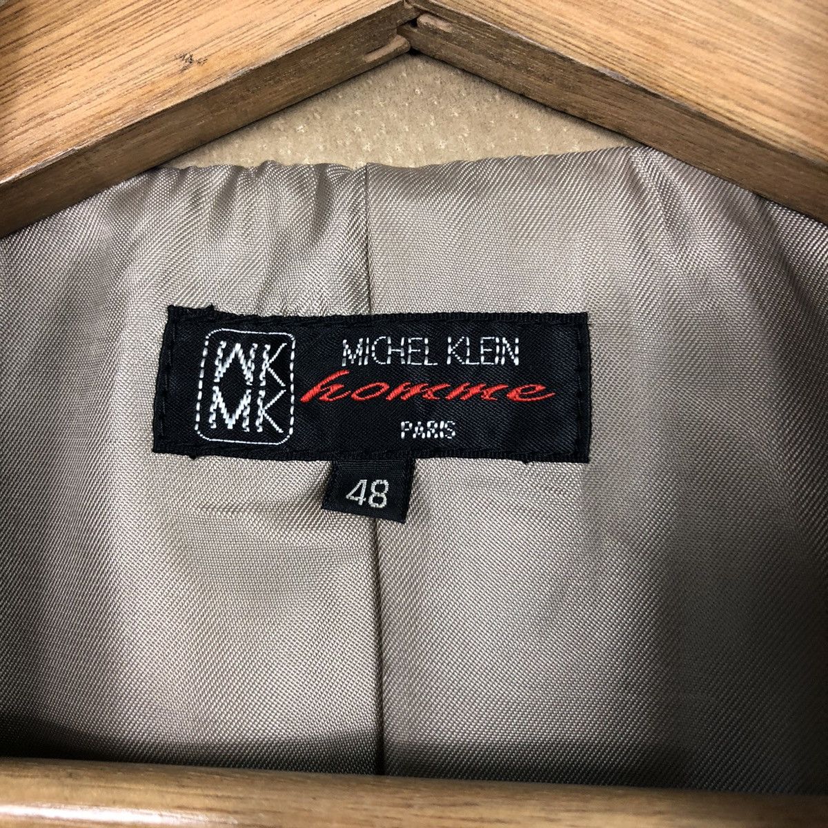 Japanese Brand 📌Vintage Chore Leather Jacket Michel Klein Double Collar Size US M / EU 48-50 / 2 - 18 Thumbnail
