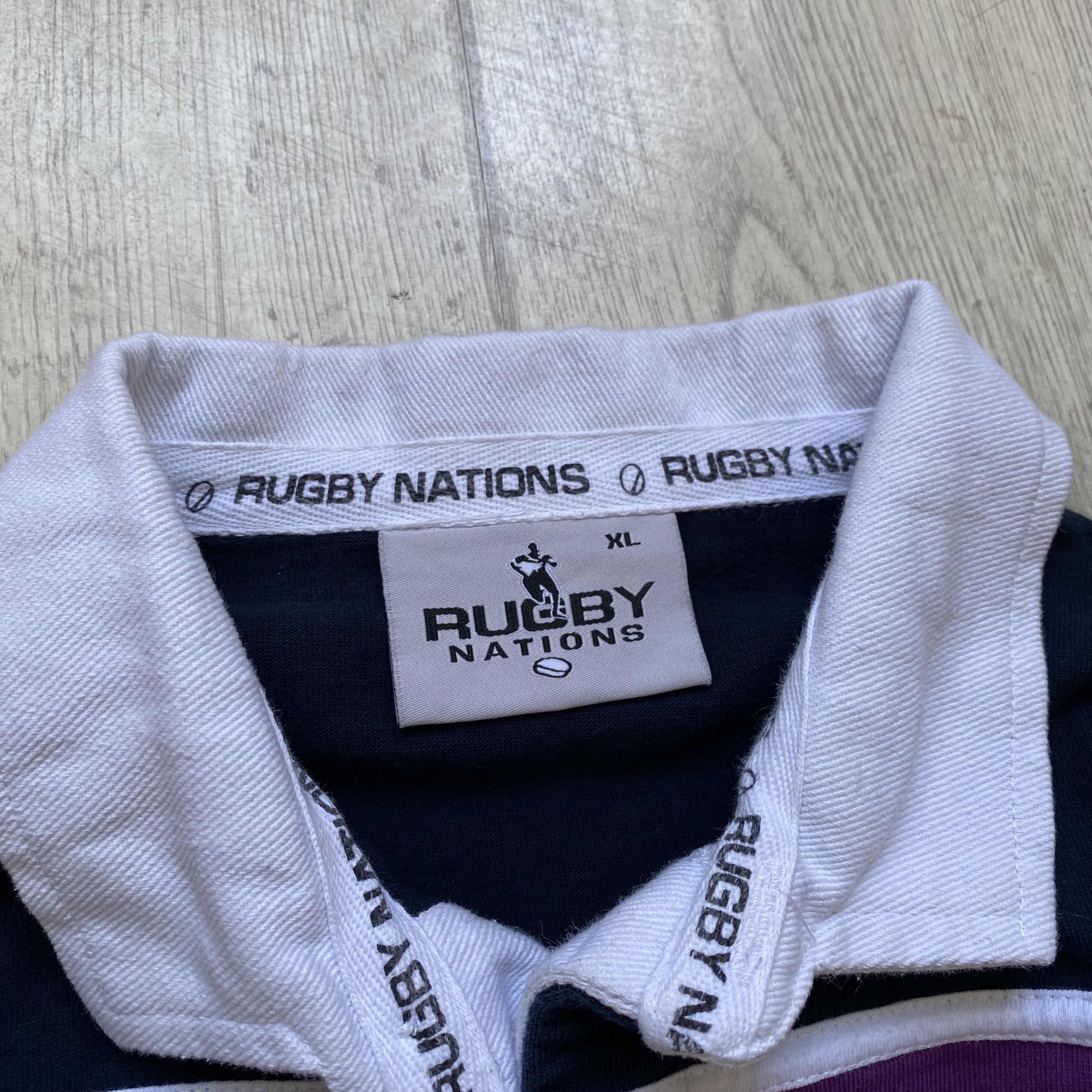 Cotton Traders 🏈 Vintage Scotland Rugby jersey heavy Shirt Y2K Blokcore Size US XL / EU 56 / 4 - 6 Thumbnail