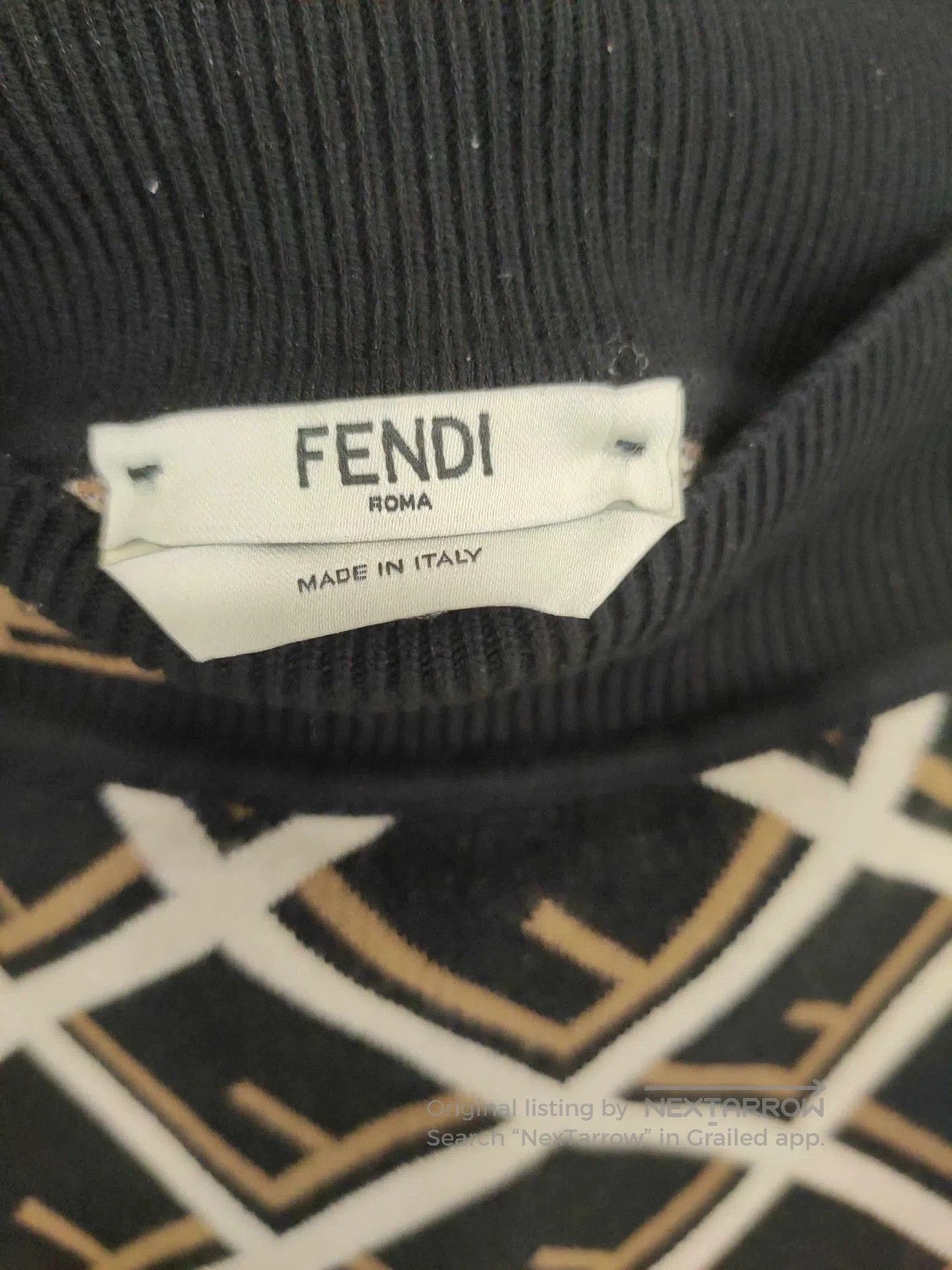 Fendi FENDI FF Check Knit Skirt. Size US 40 / EU 56 - 3 Thumbnail