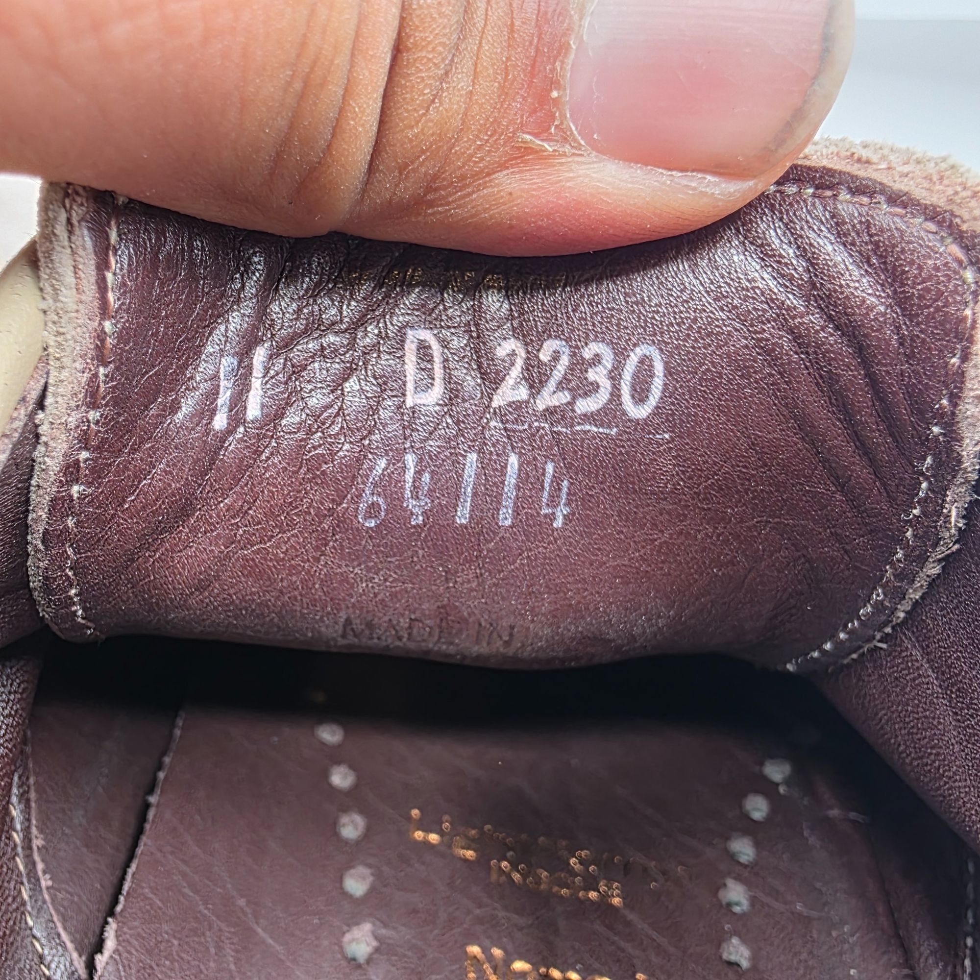 Allen Edmonds Allen Edmonds Mens Size 11 Beige Lace Up Suede Dress Shoes C Size US 11 / EU 44 - 6 Thumbnail