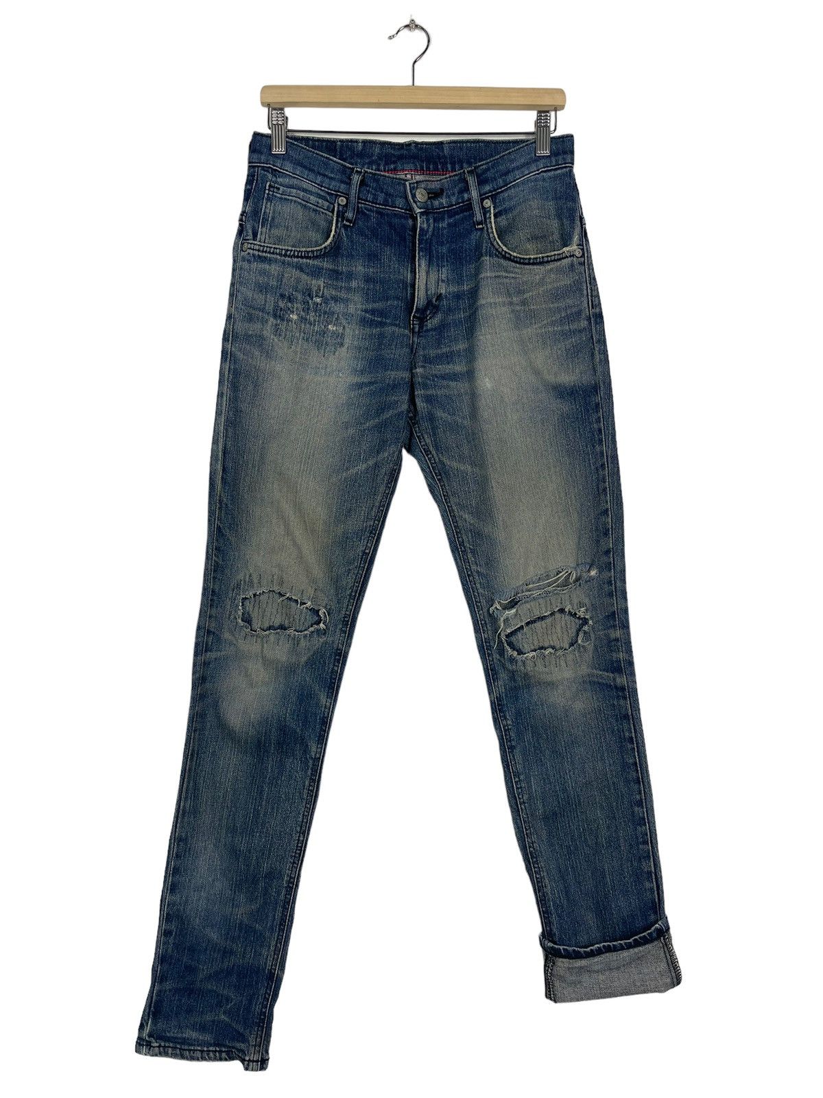 Edwin EDWIN EXCLUSIVE VINTAGE DISTRESSED JEANS Size US 30 / EU 46 - 5 Thumbnail