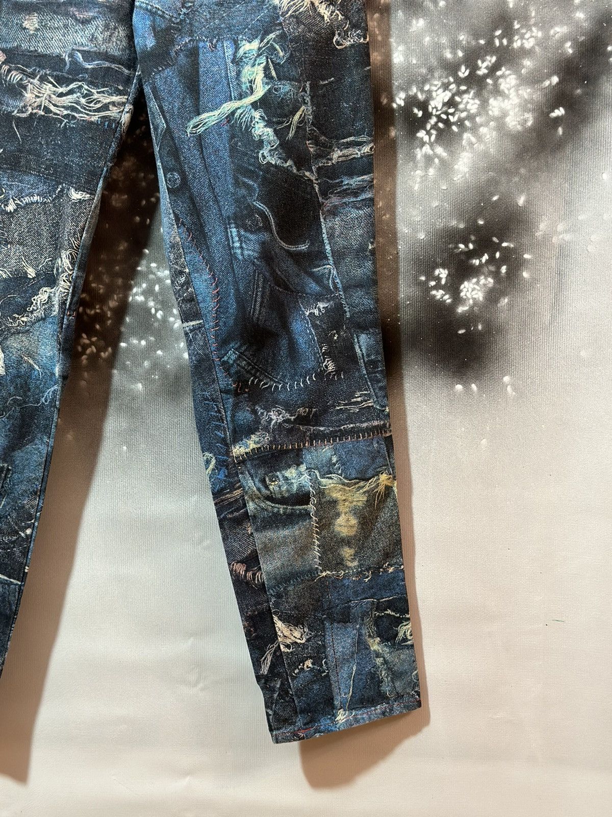 Japanese Brand × Jean Paul Gaultier 🩸RARE CRAZY🩸 Jean Paul Gaultier Insane Jeans Pants Size 27" / US 4 / IT 40 - 6 Thumbnail