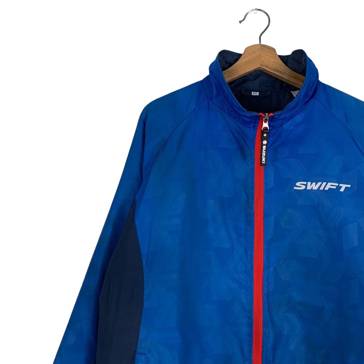 Japanese Brand SUZUKI SWIFT Motorsport Blue Light Jacket #0897-C40 Size US L / EU 52-54 / 3 - 6 Thumbnail