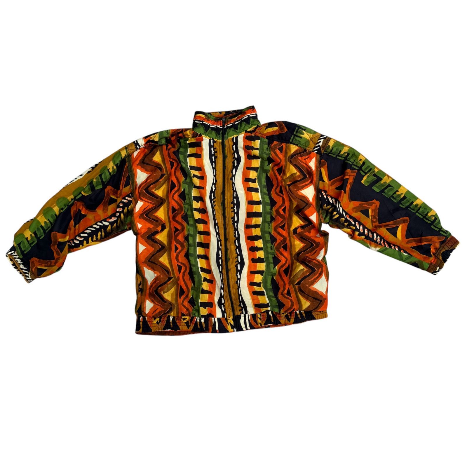 Other Vintage 90s Marshall Rousso tribal wind breaker zip jacket Size M / US 6-8 / IT 42-44 - 2 Thumbnail