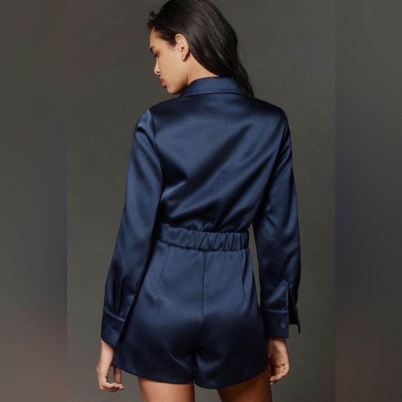 Anthropologie NEW Anthropologie Mare Mare V-Neck Blazer Romper Playsuit L Size 34" / US 12 / IT 48 - 4 Thumbnail