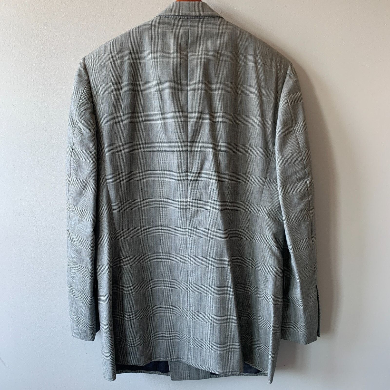 Other Norman Hilton Double Breasted Blazer Men 39L Peak Lapel Wool Size 38R - 6 Thumbnail