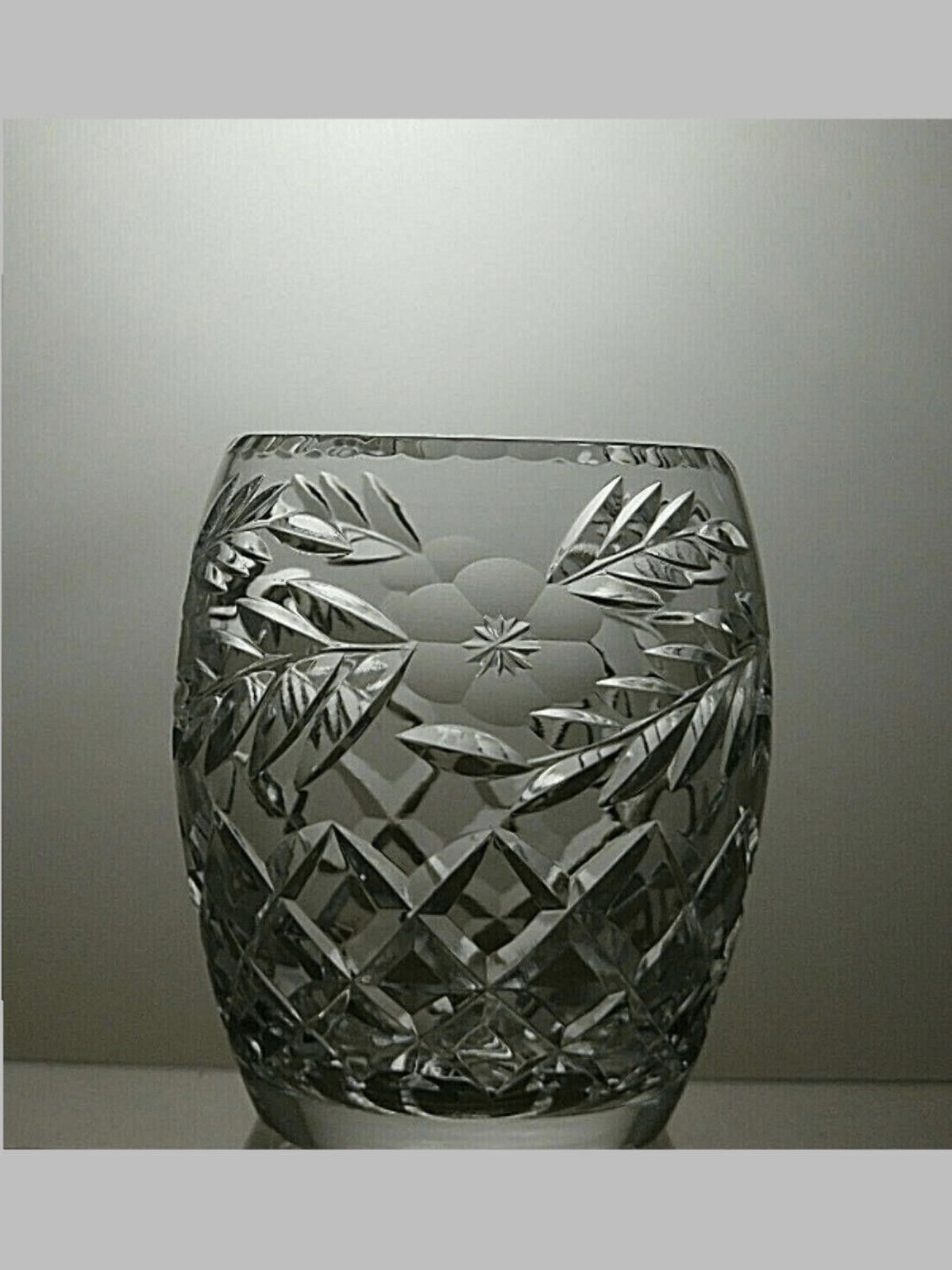 Other Tutbury Crystal Cut Glass Flower Pattern Vase 4 2/3"- 45B Size ONE SIZE - 1 Thumbnail