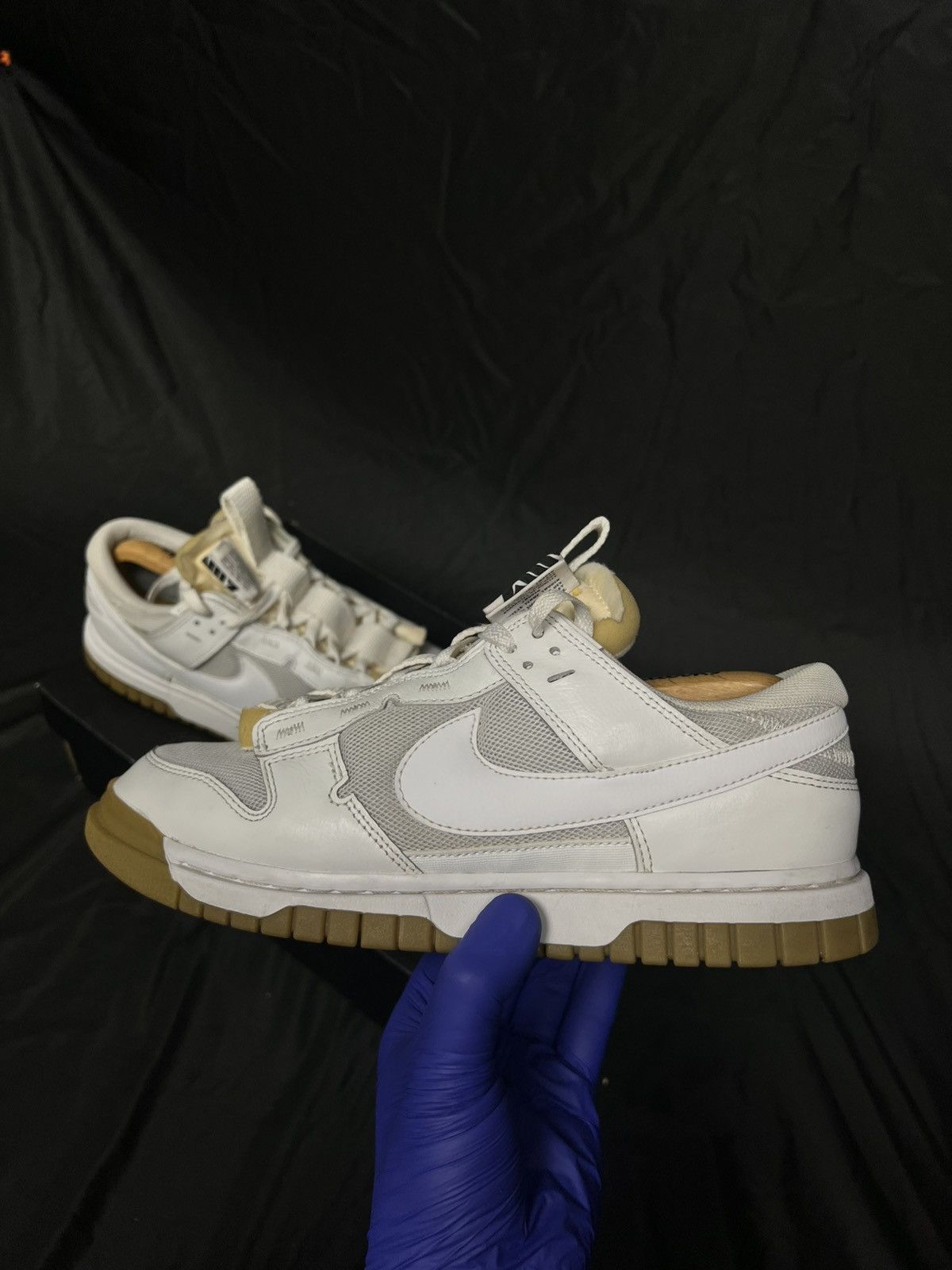 Nike Nike Dunk Low SE White / Sail Gum Retro Jumbo Size US 10 / EU 43 - 8 Thumbnail