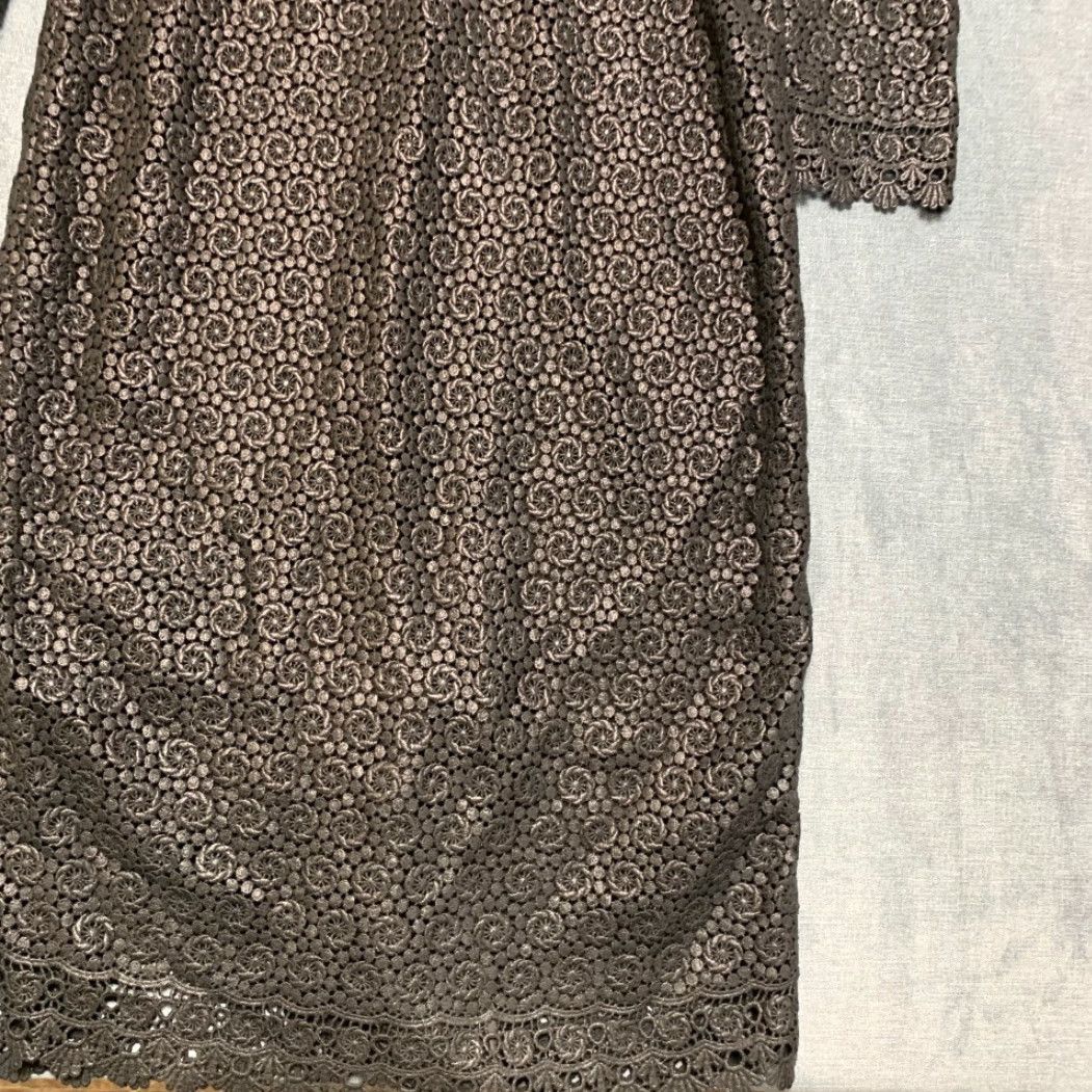 By Malene Birger By Malene Birger Elizabeth Deepta Maxi Dress Womens 40 Black Lace Floral Cotton Size S / US 4 / IT 40 - 2 Thumbnail