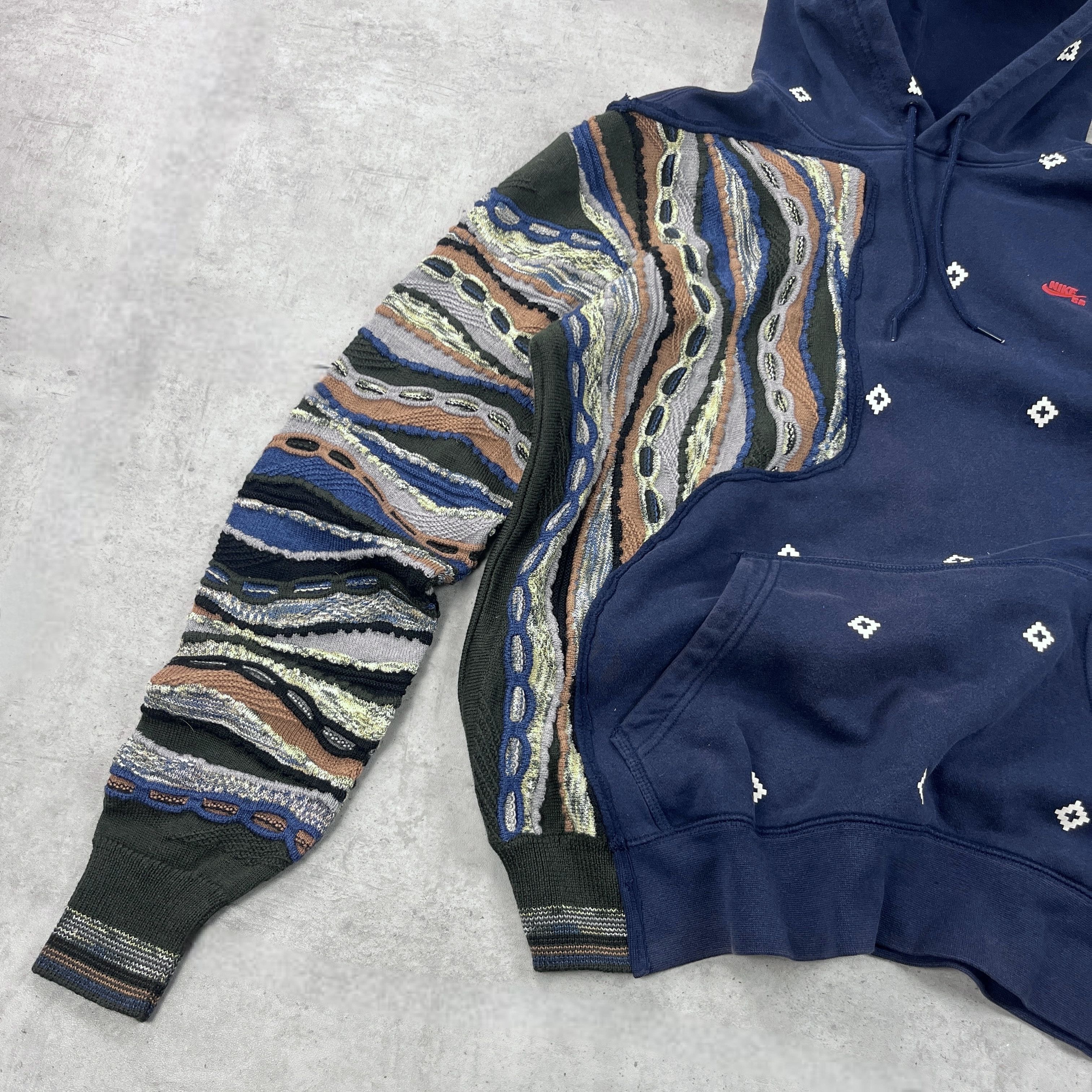 Japanese Brand × Nike × Vintage Custom NIKE X Coogi X Distorted.lab 'Nike SB' hoodie Size US L / EU 52-54 / 3 - 5 Thumbnail