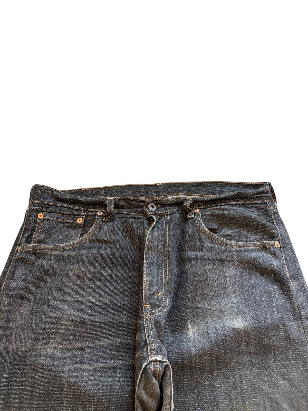 Levi's Vintage 90s Levis 503 Rusty Wash Baggy Jeans Size US 36 / EU 52 - 4 Thumbnail