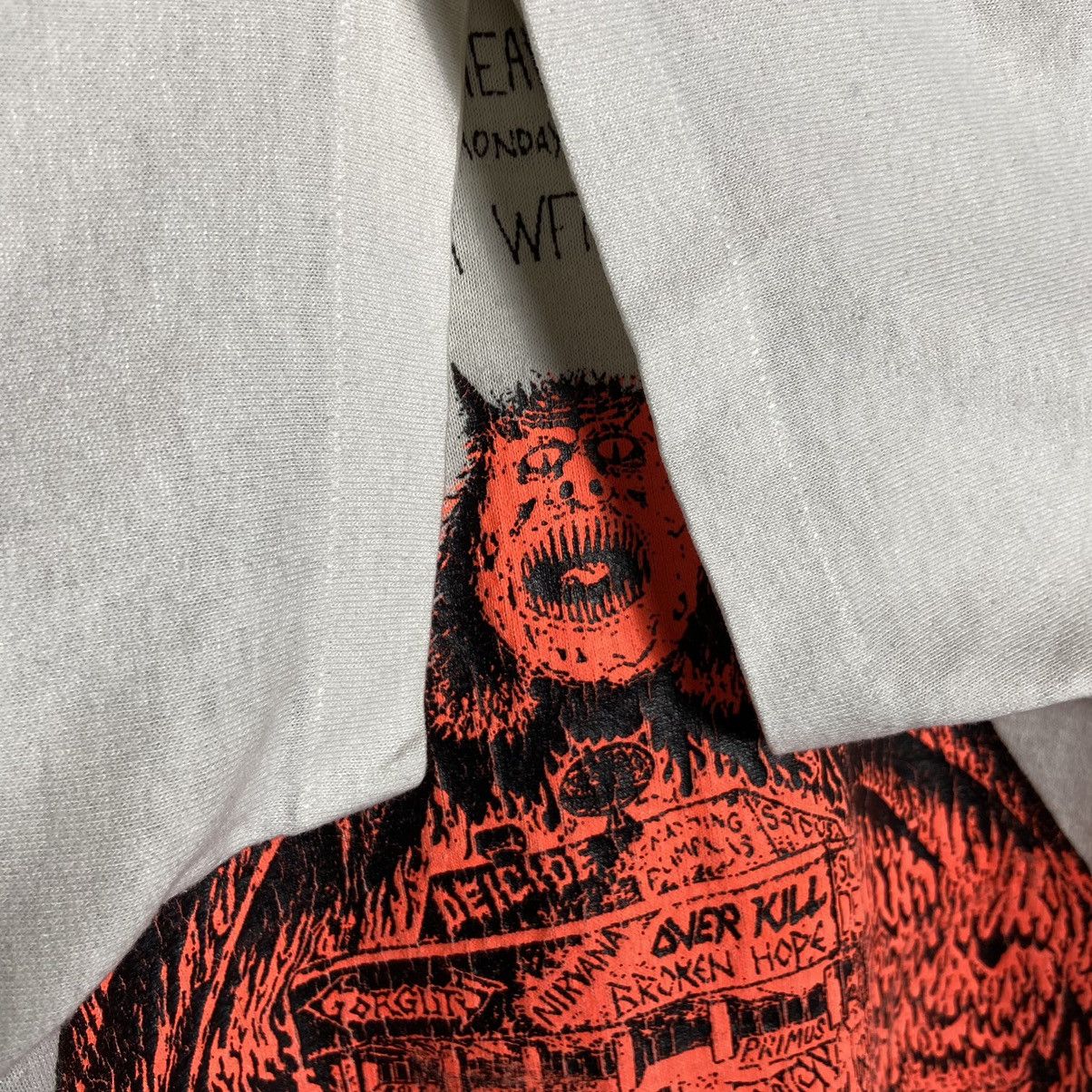 Band Tees × Vintage Rare Vintage 1989 WFNP Radio Rock / Metal Band Tee Size US XL / EU 56 / 4 - 4 Thumbnail