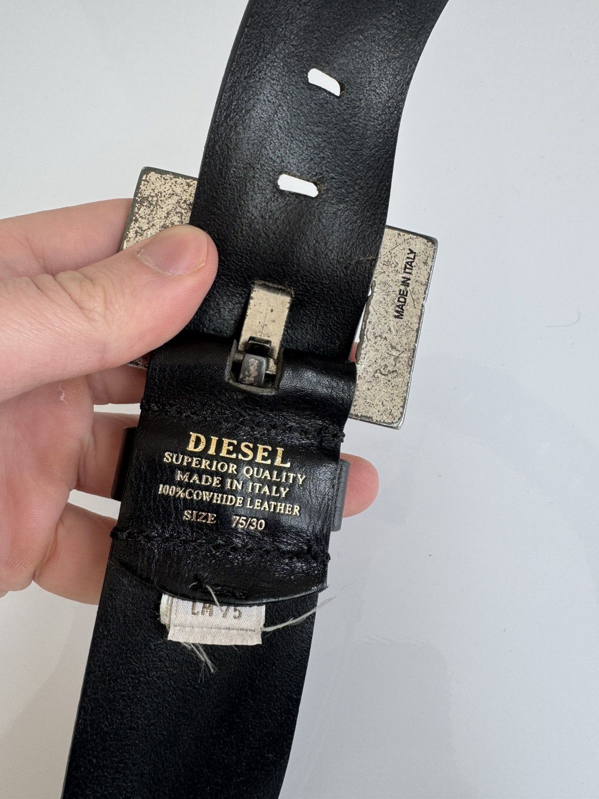 Diesel Diesel Belt Leather Black Women’s Size ONE SIZE - 8 Thumbnail