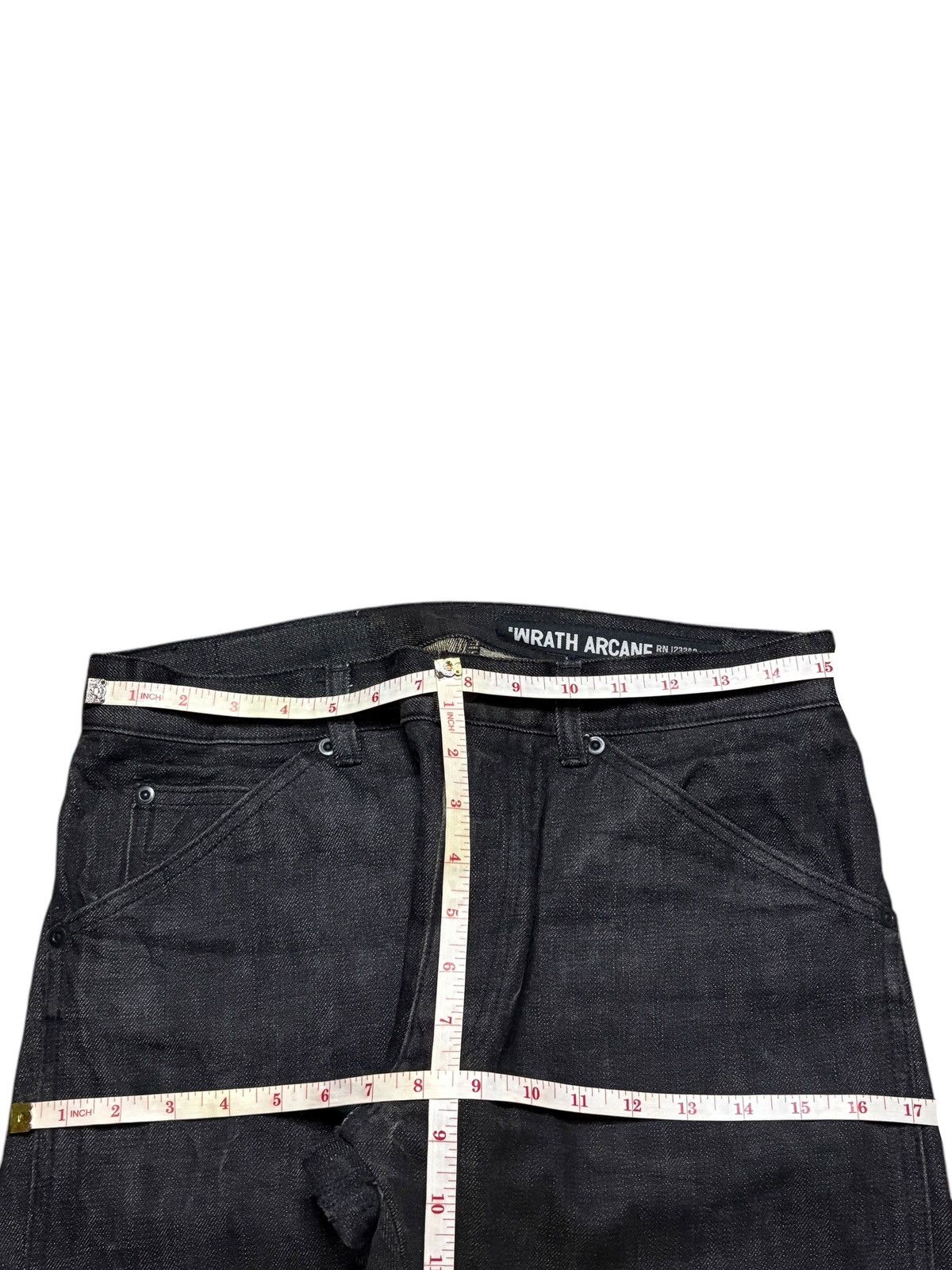 Other Vintage Japanese Brand Faded Wash Distressed Slim Jeans Size US 31 - 11 Thumbnail
