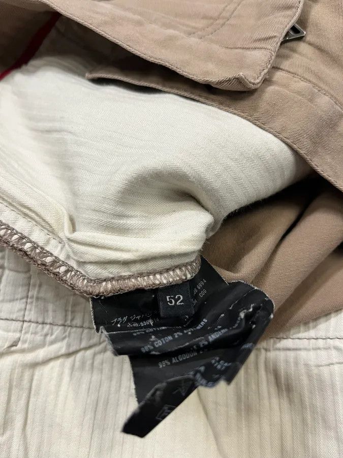 Prada × Vintage SS2006 Prada Beige Relaxed Regular Pants Size US 33 - 12 Thumbnail