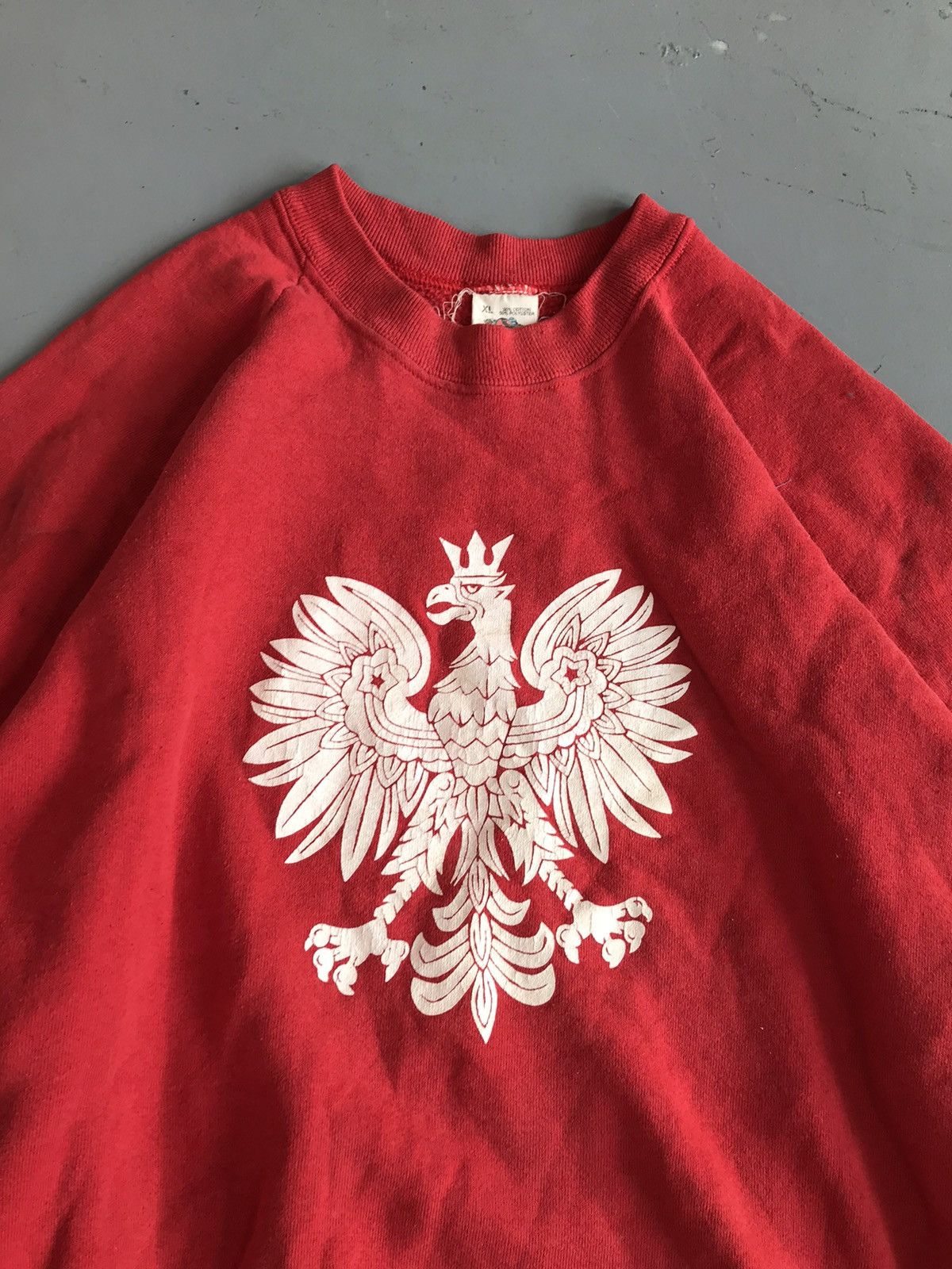 Fruit Of The Loom × Vintage Rare vintage fruit of the loom eagle printed sweatshirt Size US XL / EU 56 / 4 - 3 Thumbnail