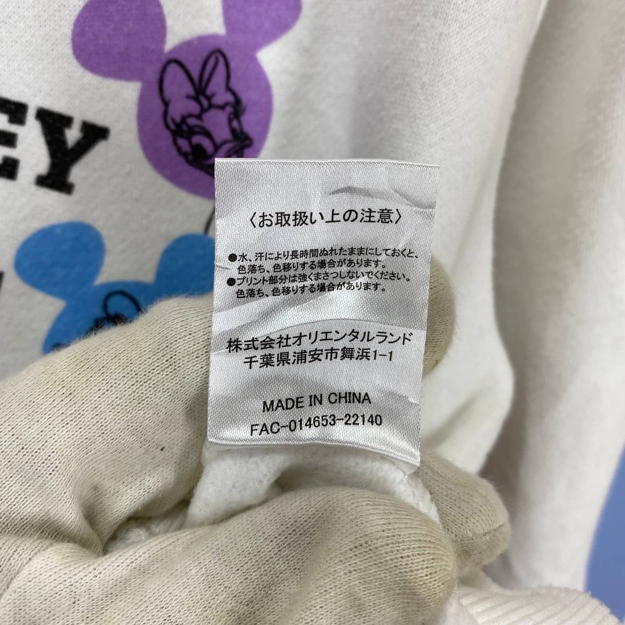 Disney Vintage TOKYO DISNEY RESORT Hoodie Pullover #2188/20 Size US S / EU 44-46 / 1 - 7 Thumbnail