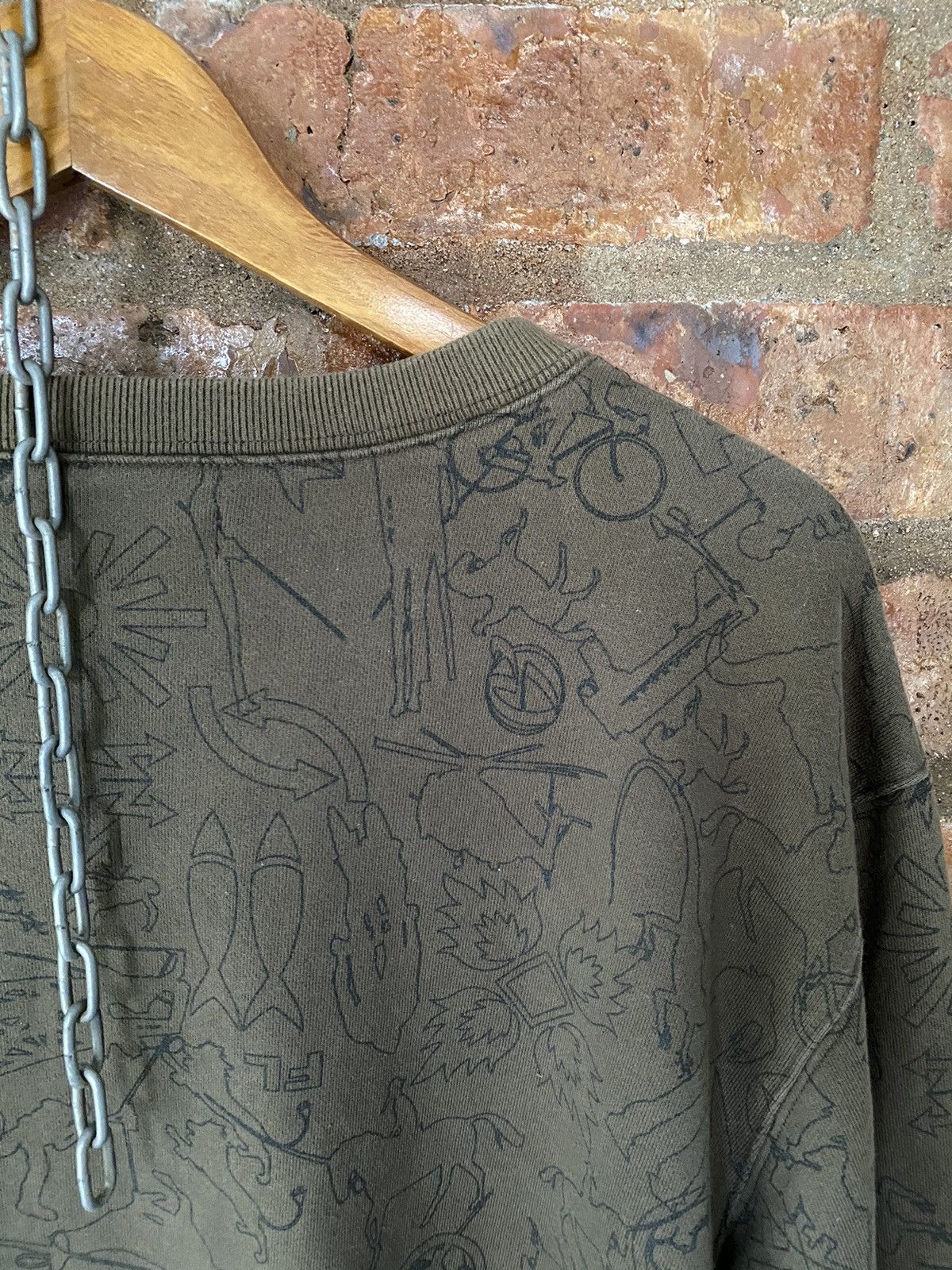 Futura OG 2000s Futura Pencil Grafiti all logo sweatshirts Size US XL / EU 56 / 4 - 13 Thumbnail