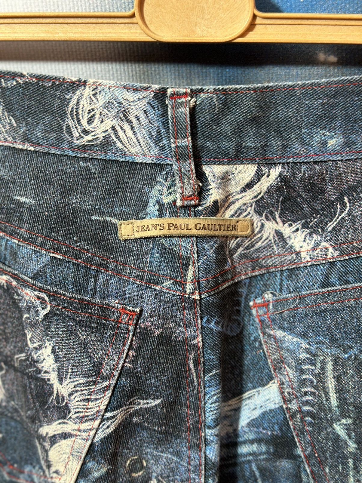 Japanese Brand × Jean Paul Gaultier 🩸RARE CRAZY🩸 Jean Paul Gaultier Insane Jeans Pants Size 27" / US 4 / IT 40 - 15 Thumbnail