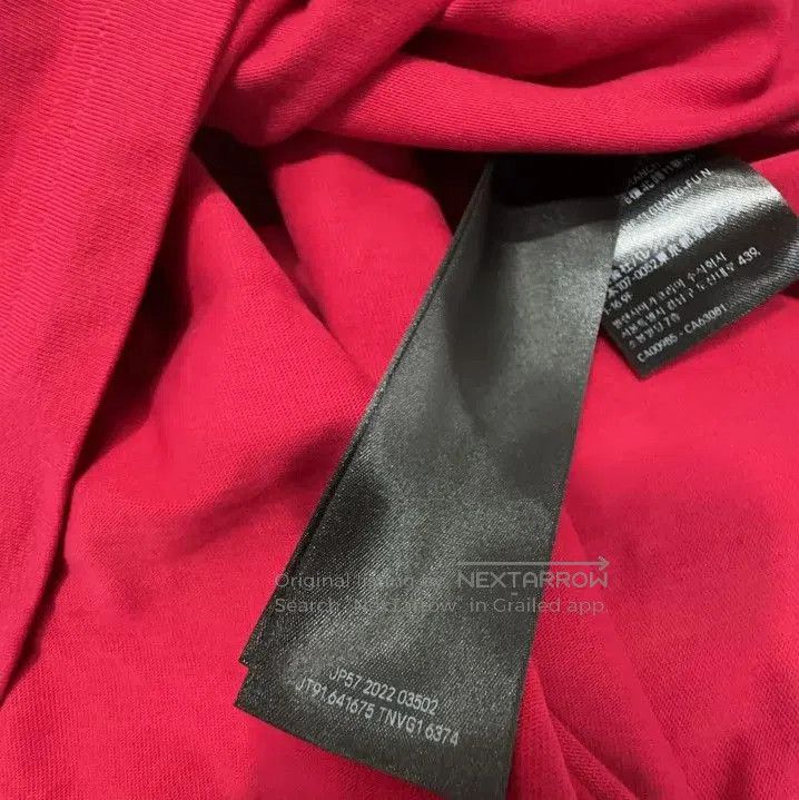 Balenciaga Balenciaga Red Logo Short Sleeve T. Size US XL / EU 56 / 4 - 4 Thumbnail