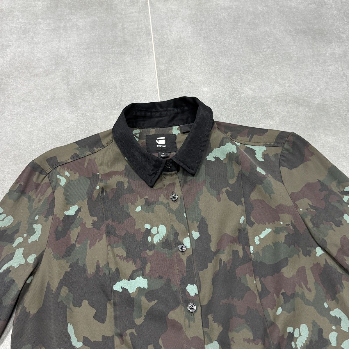 G-Star G-Star RAW Vodan CRP Women Camo Long Sleeve Button Shirt Size S / US 4 / IT 40 - 7 Thumbnail