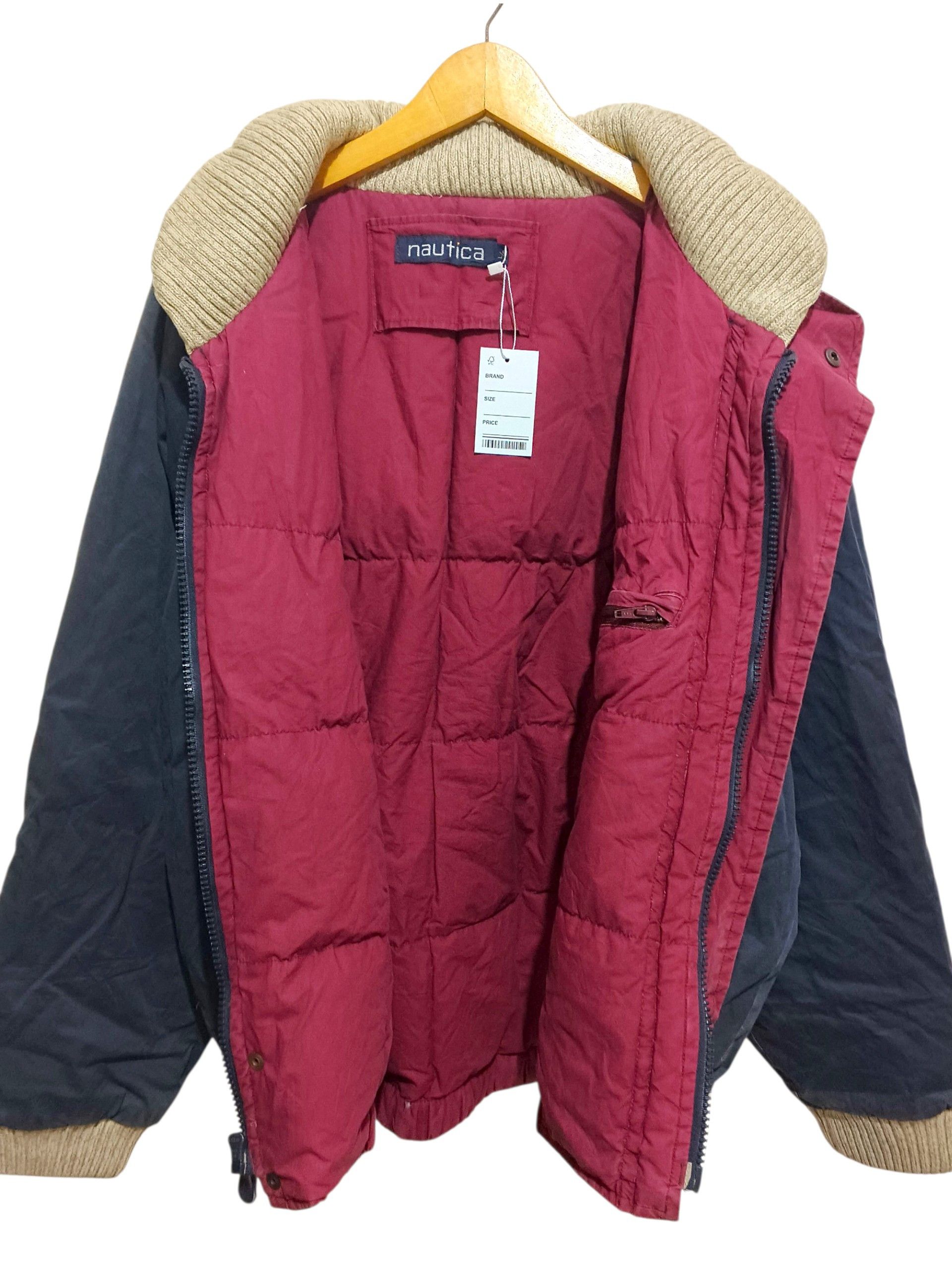 Nautica VINTAGE NAUTICA BOMBERS DOWN JACKET Size US L / EU 52-54 / 3 - 3 Thumbnail