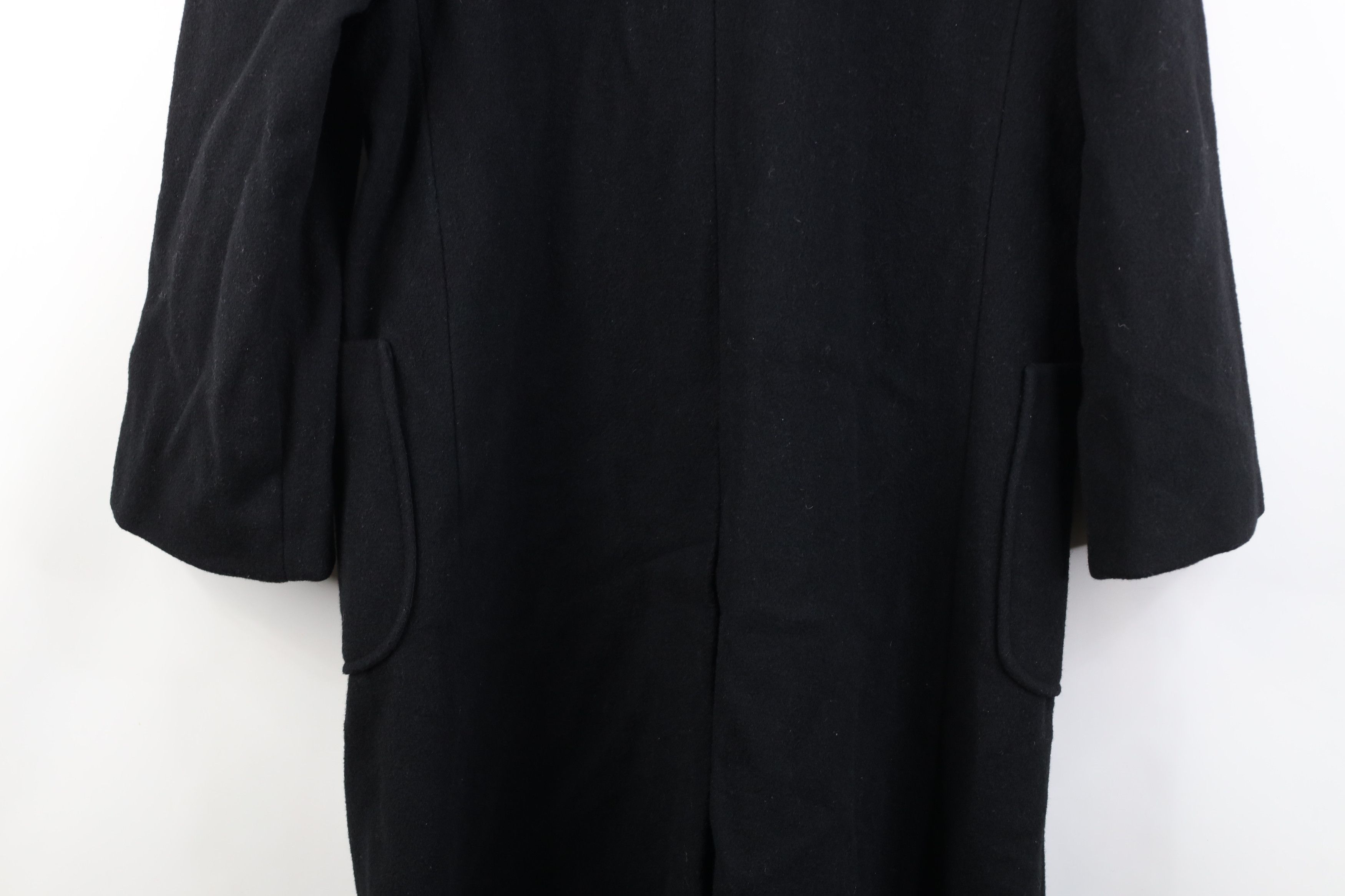 Vintage Vintage 80s 90s Streetwear Trench Coat Jacket Black USA Size L / US 10 / IT 46 - 15 Thumbnail