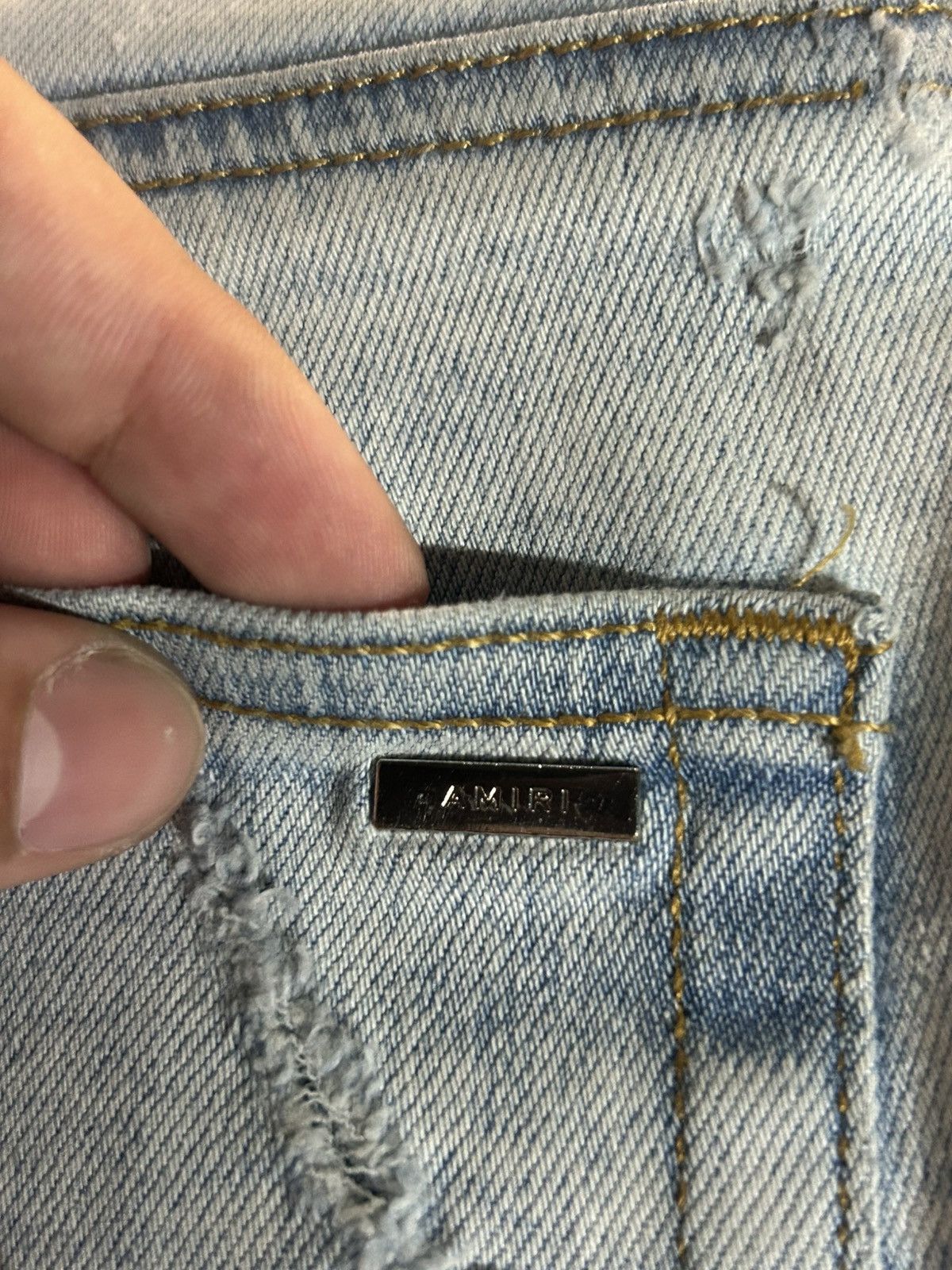 Amiri Amiri Multi Color Patch Jeans Size US 34 / EU 50 - 4 Thumbnail