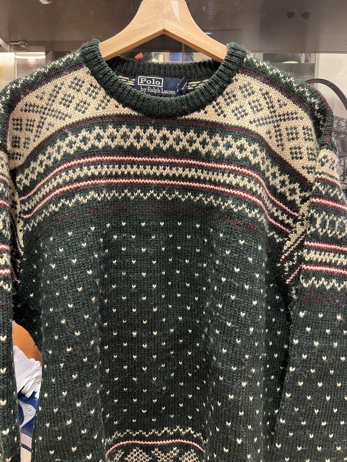 Polo Ralph Lauren Polo Ralph Lauren Patterned wool sweater Size US XXL / EU 58 / 5 - 2 Thumbnail