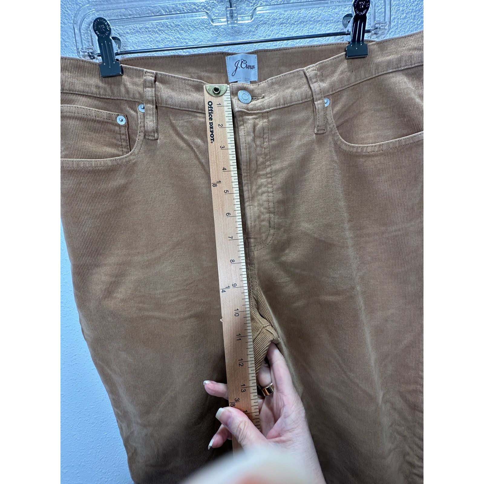 J.Crew NWT J Crew Gold Vintage Slim Straight Corduroy Pants 32 / 12 Size 32" / US 10 / IT 46 - 15 Thumbnail