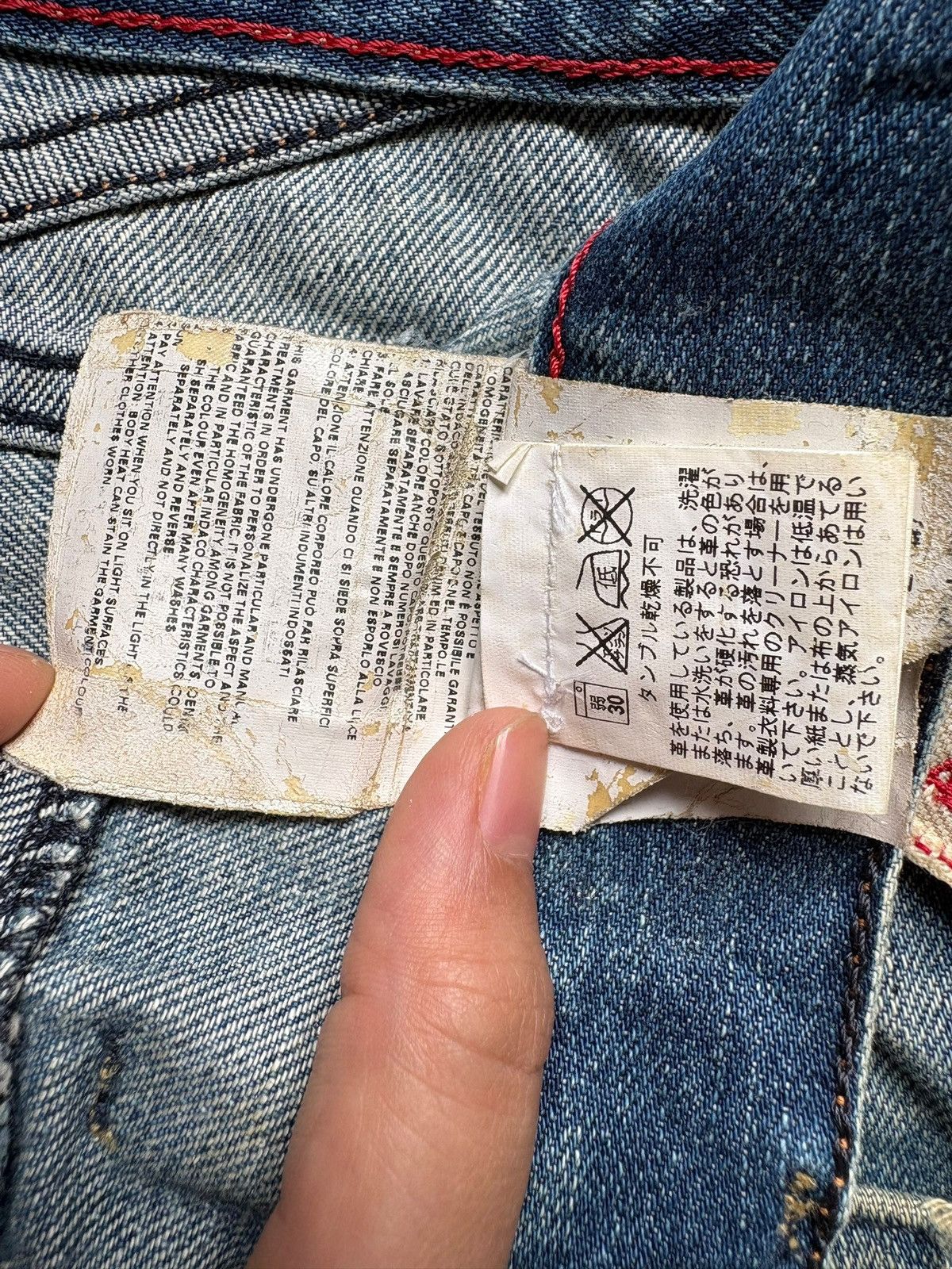 Replay Vintage Replay Skar Rusty Mud Wash Distressed Baggy Jeans Size US 32 / EU 48 - 13 Thumbnail