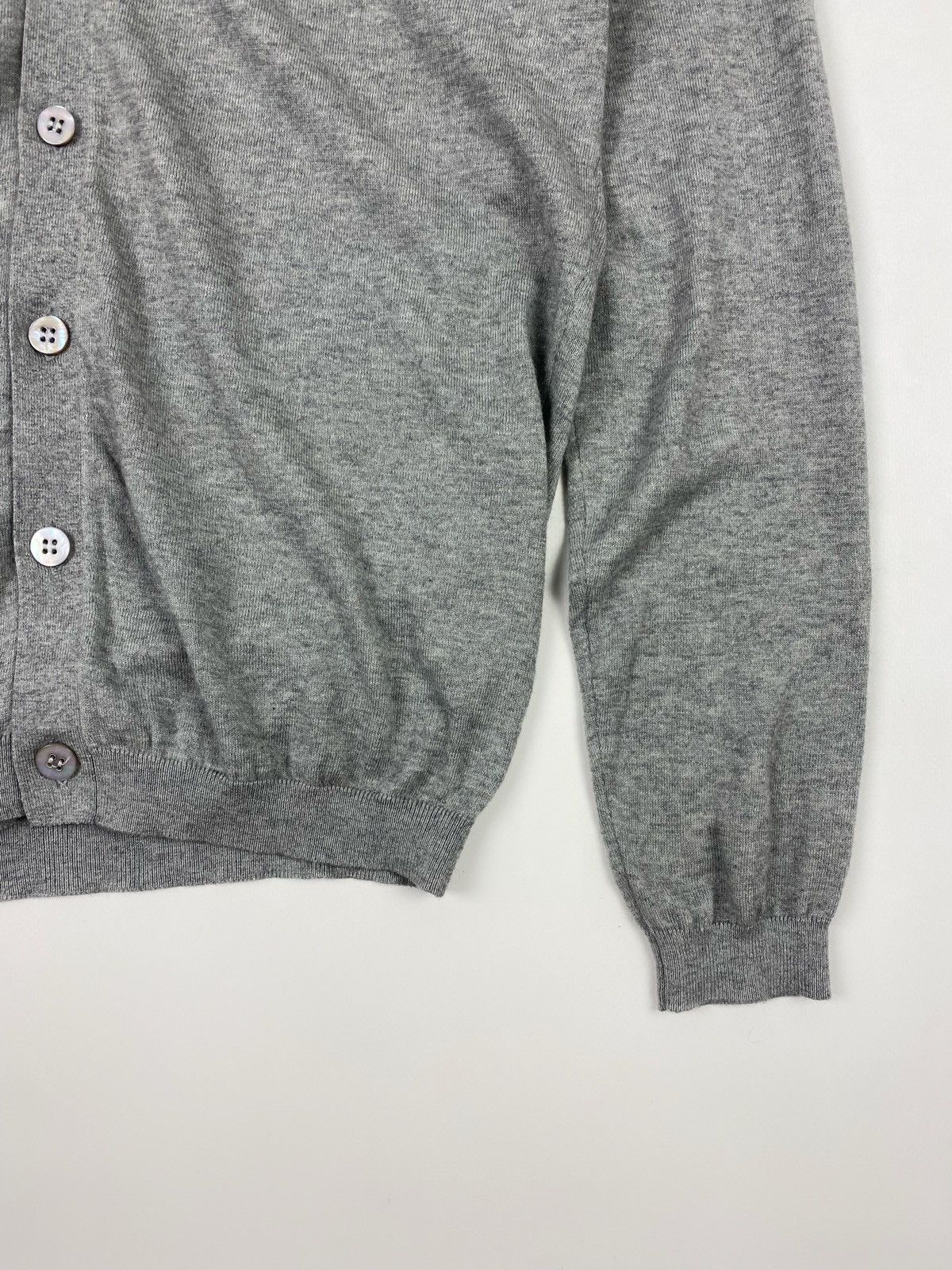 Suitsupply Suitsupply Cotton Cashmere Gray Cardigan Size US S / EU 44-46 / 1 - 5 Thumbnail