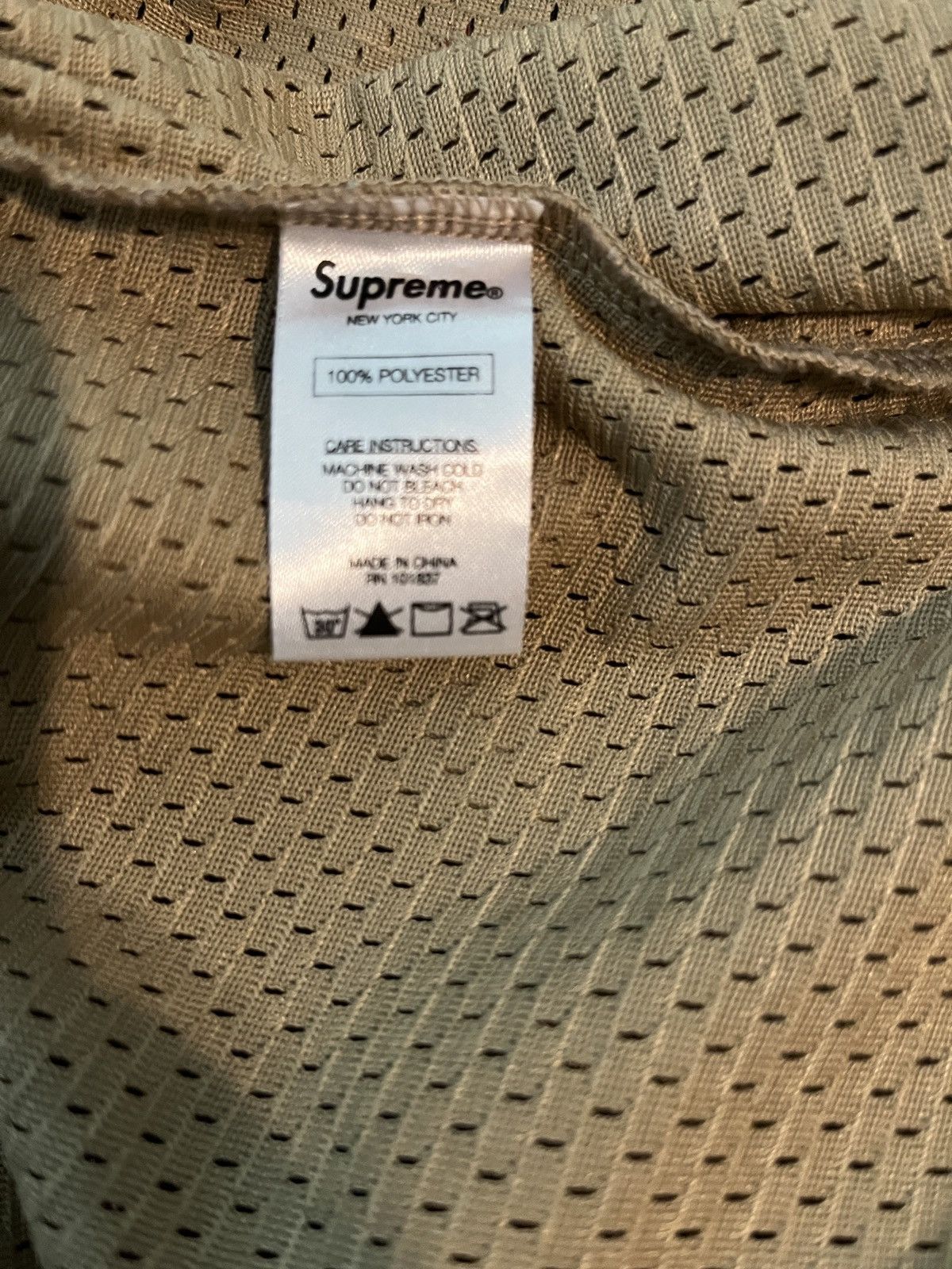 Supreme Supreme Split Sleeveless Baseball Jersey size L Size US L / EU 52-54 / 3 - 4 Thumbnail