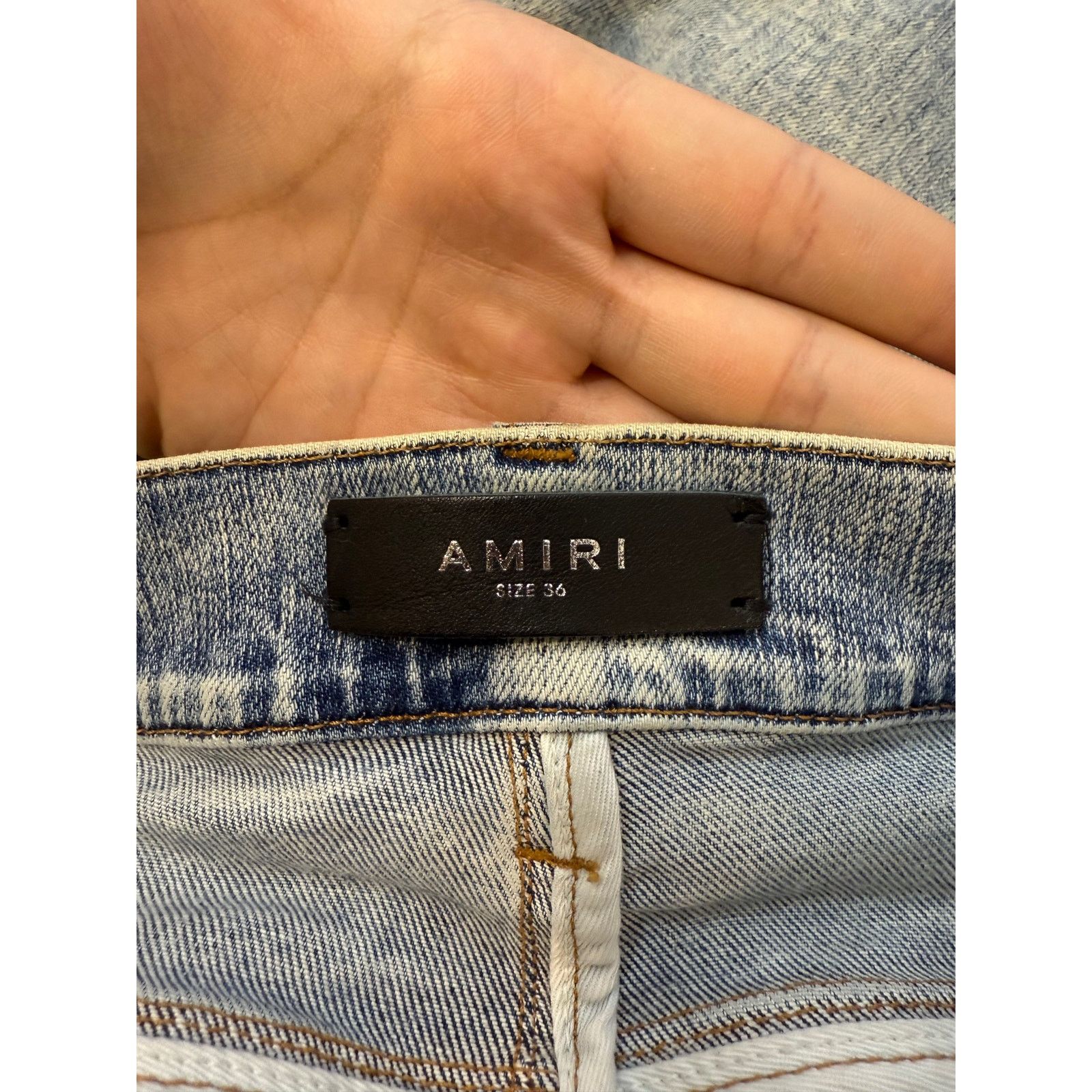 Amiri Amiri MX1 Blue Black Patch Used 36 Size US 36 / EU 52 - 2 Thumbnail