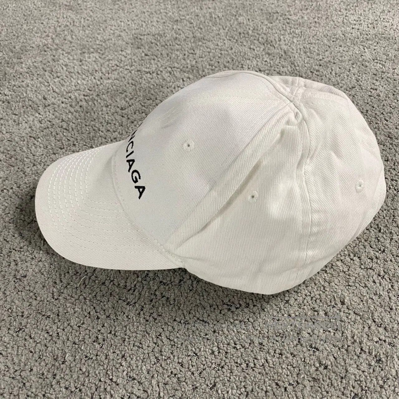 Balenciaga Balenciaga White embroidered logo baseball cap| Size ONE SIZE - 5 Thumbnail