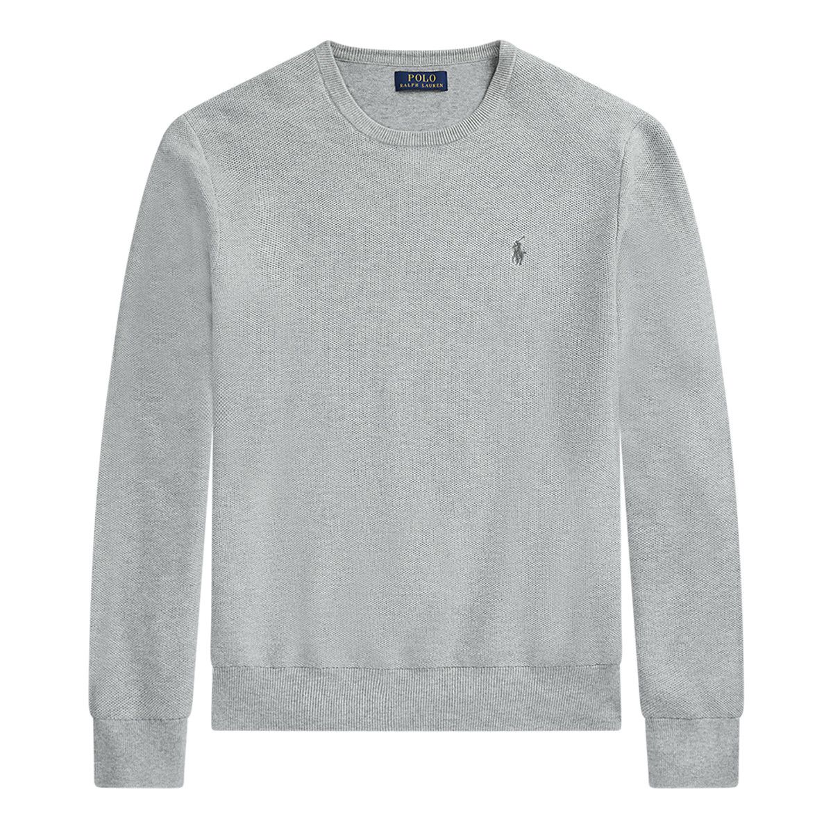 Polo Ralph Lauren o1s22i1n0125 Crewneck Cotton Sweater in Grey Size US L / EU 52-54 / 3 - 1 Thumbnail
