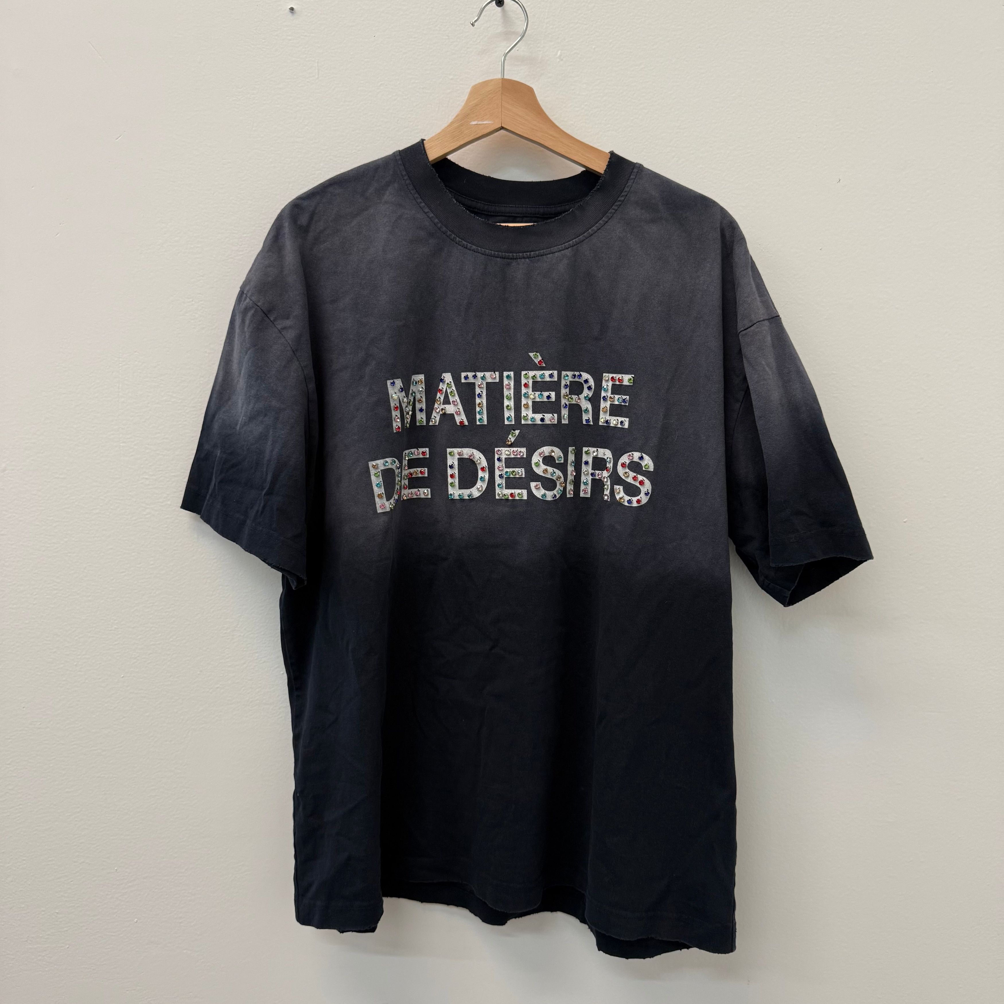 Matiere Studio Matiere De Desires Forever Rhinestone T-Shirt - Size XXL Size US XXL / EU 58 / 5 - 1 Thumbnail