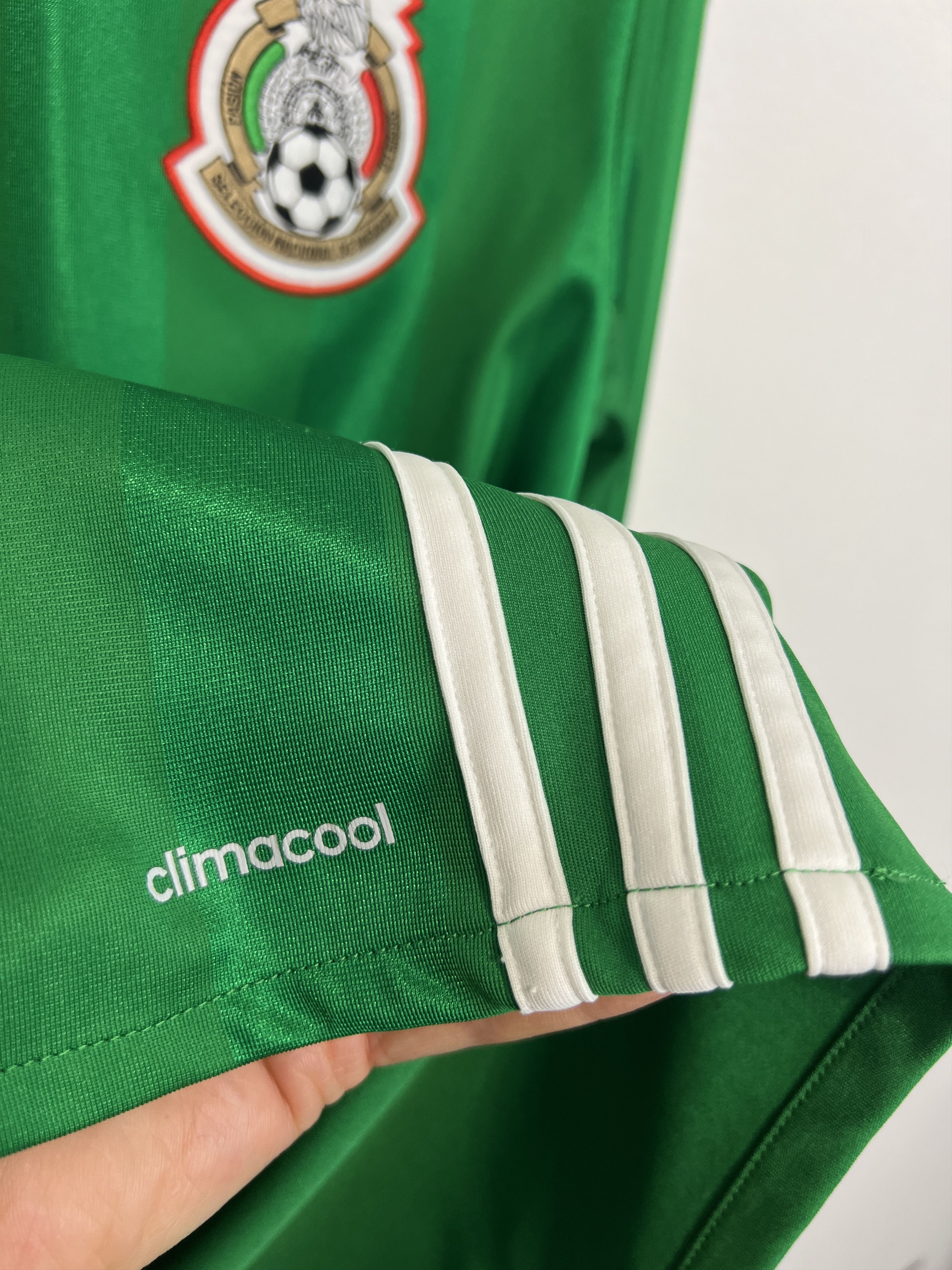 Adidas Mexico Home football shirt Soccer Long Sleeve Jersey Trikot Size US M / EU 48-50 / 2 - 4 Thumbnail