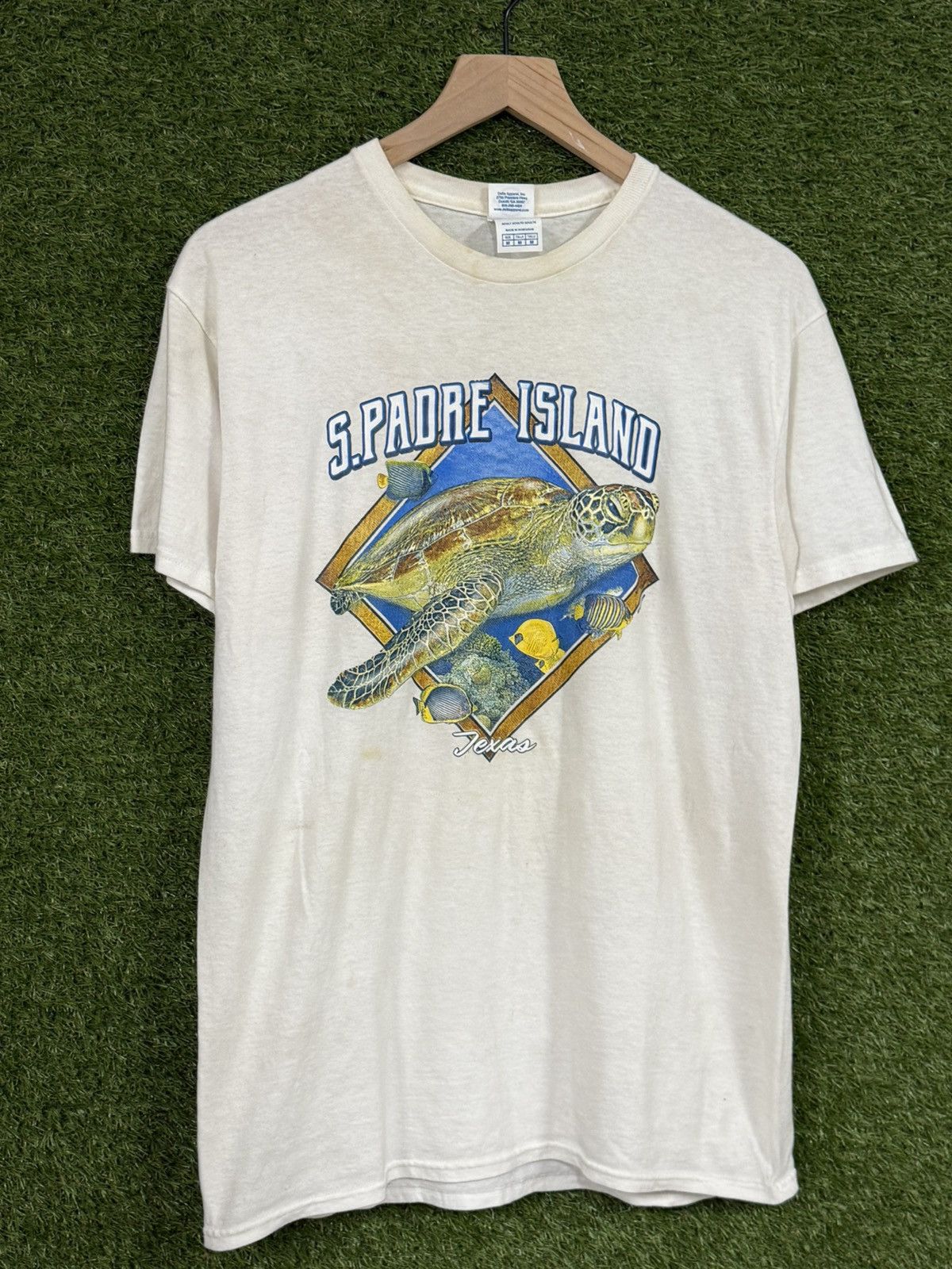 Vintage Vintage Sea Turtle South Padre Island Texas Ocean Beach Tee Size US M / EU 48-50 / 2 - 1 Thumbnail