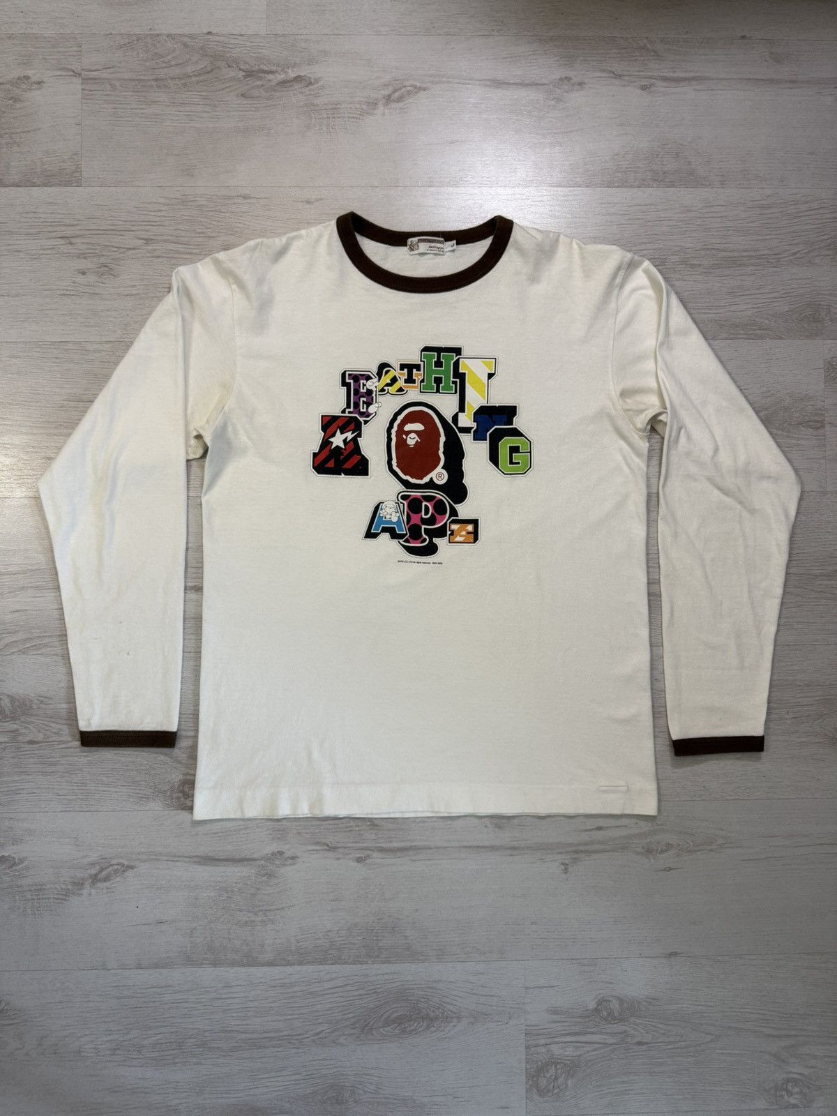 Bape 2005 Vintage A Bathing Ape Bape Busy Works Long Sleeve Size US L / EU 52-54 / 3 - 1 Thumbnail